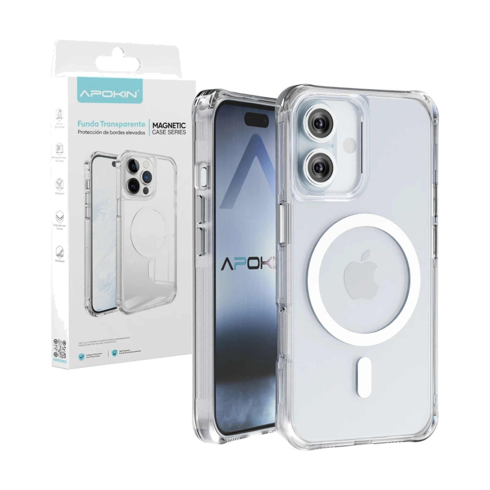 Funda Transparente 3.3mm MagSafe para iPhone 16