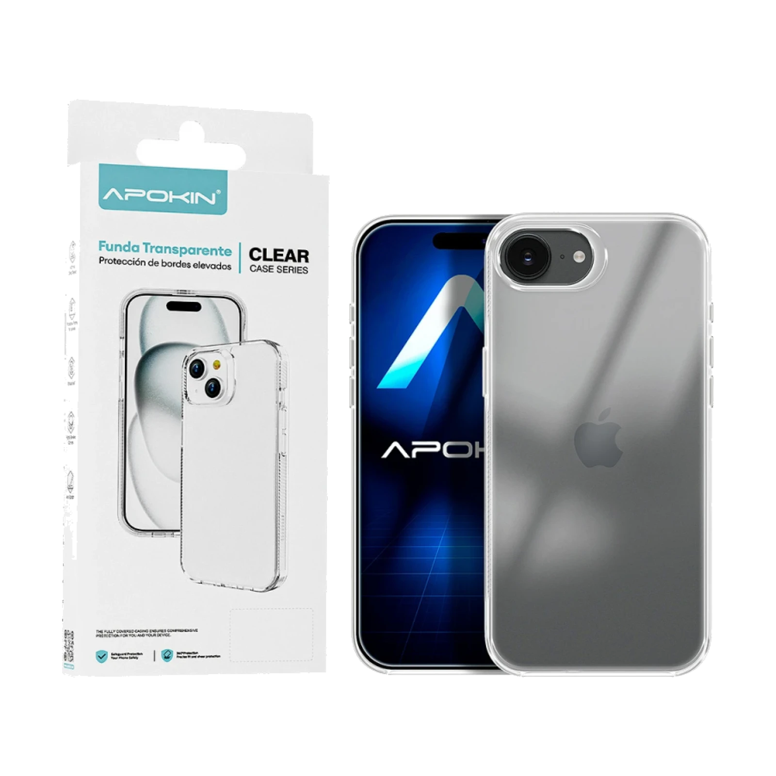 Funda Transparente ABR Antigolpe Premium iPhone 16e/17e