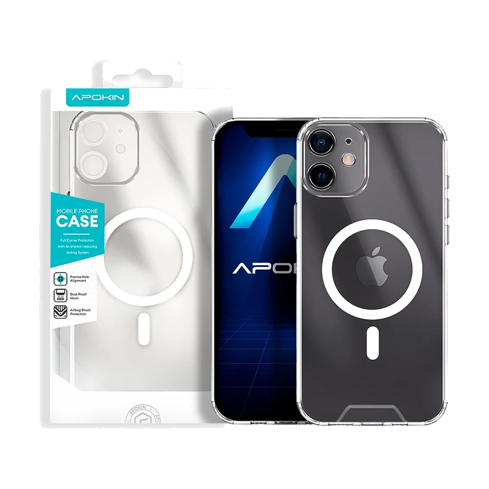 Funda Transparente con Magsafe Clear 3D para iPhone 12