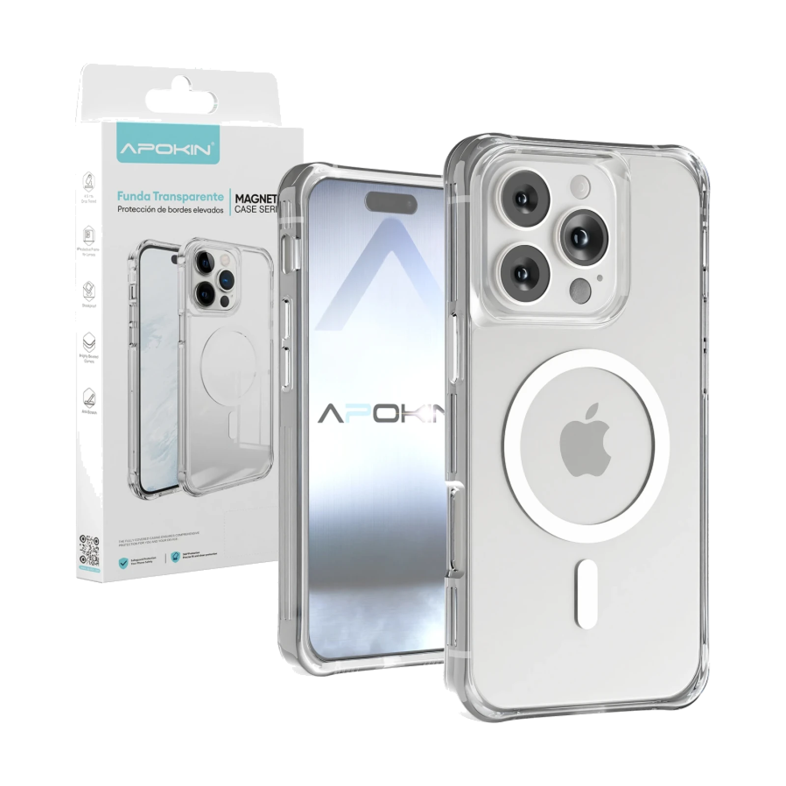 Funda Transparente 3.3mm MagSafe para iPhone 16 Pro Max