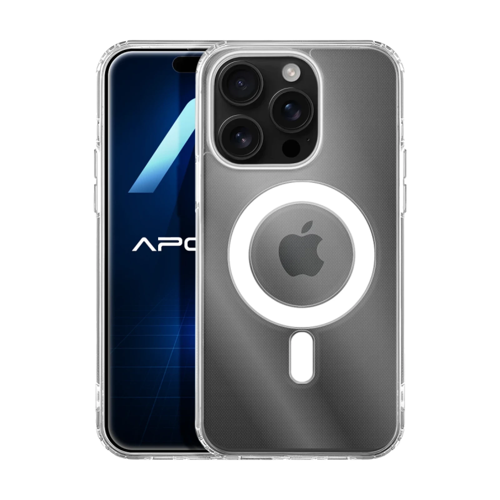 Funda transparente Premium con MagSafe para iPhone 16 Pro