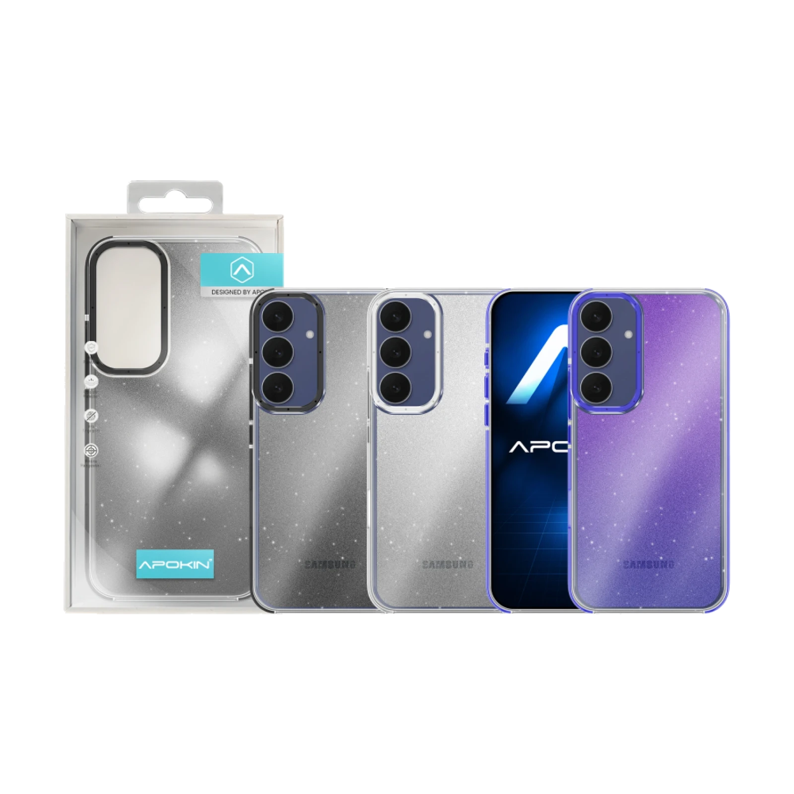 Funda Purpurina Apokin Samsung A16
