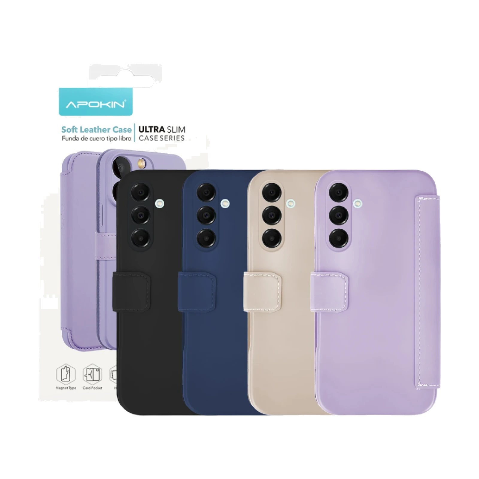 Funda de Tapa Silicona Suave para Samsung A16