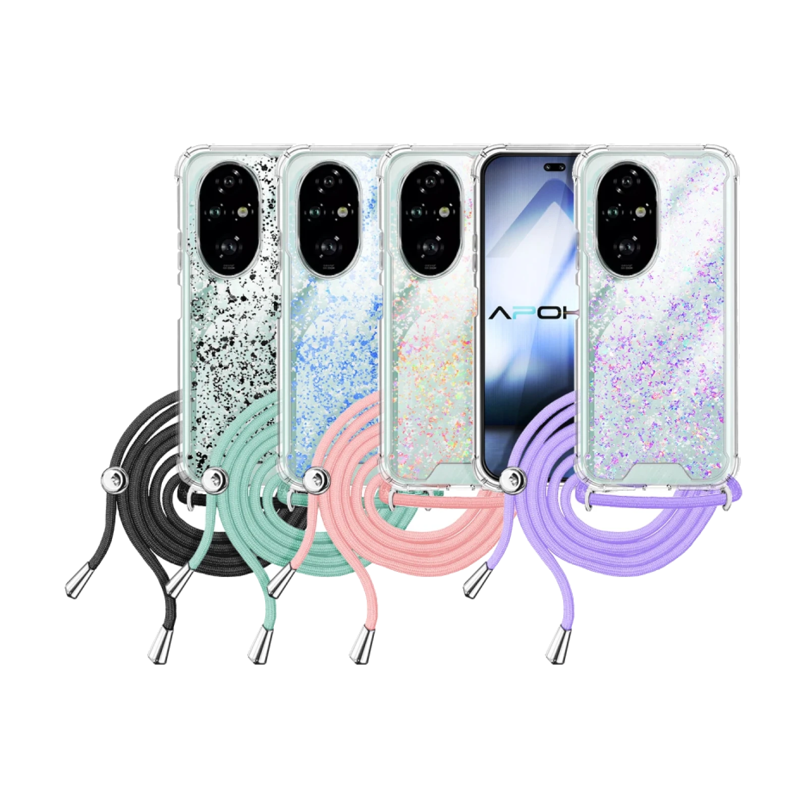 Funda Gel transparente con Cordón Honor 200 Pro