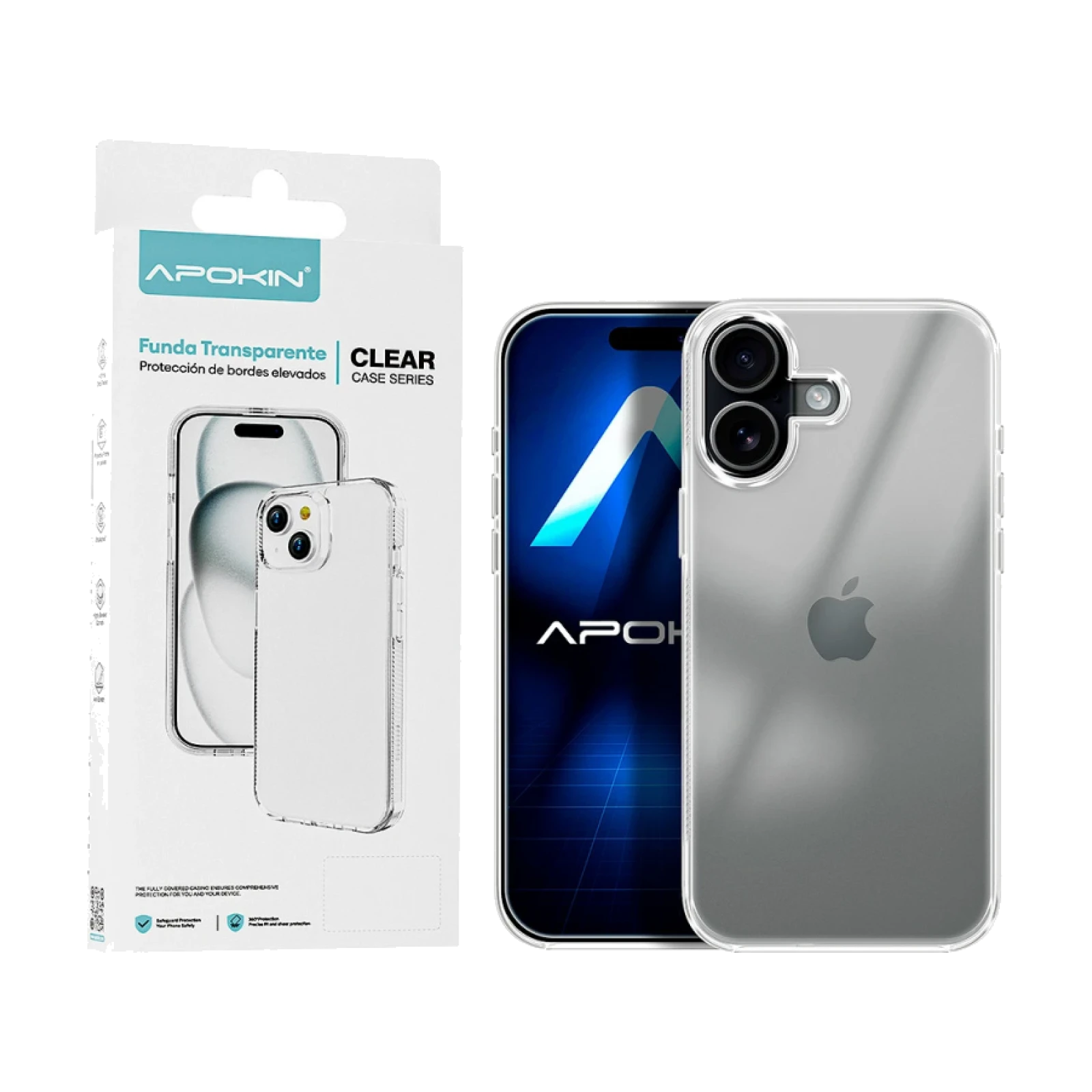 Funda Transparente ABR Antigolpe Premium iPhone 16