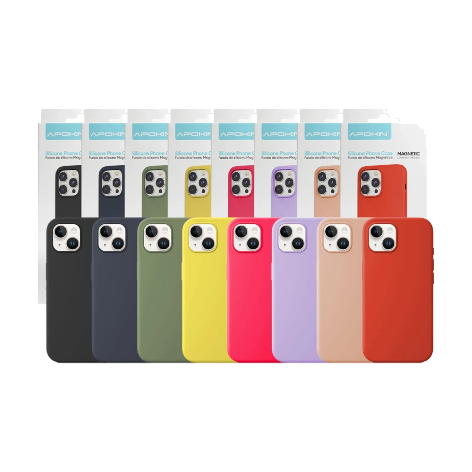 Funda Silicona Liquida Premium Magsafe iPhone 15