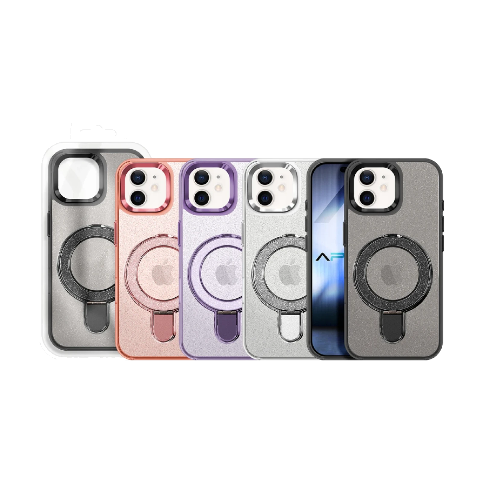 Funda Purpurina Magsafe Con Anilla Magsafe iPhone 11