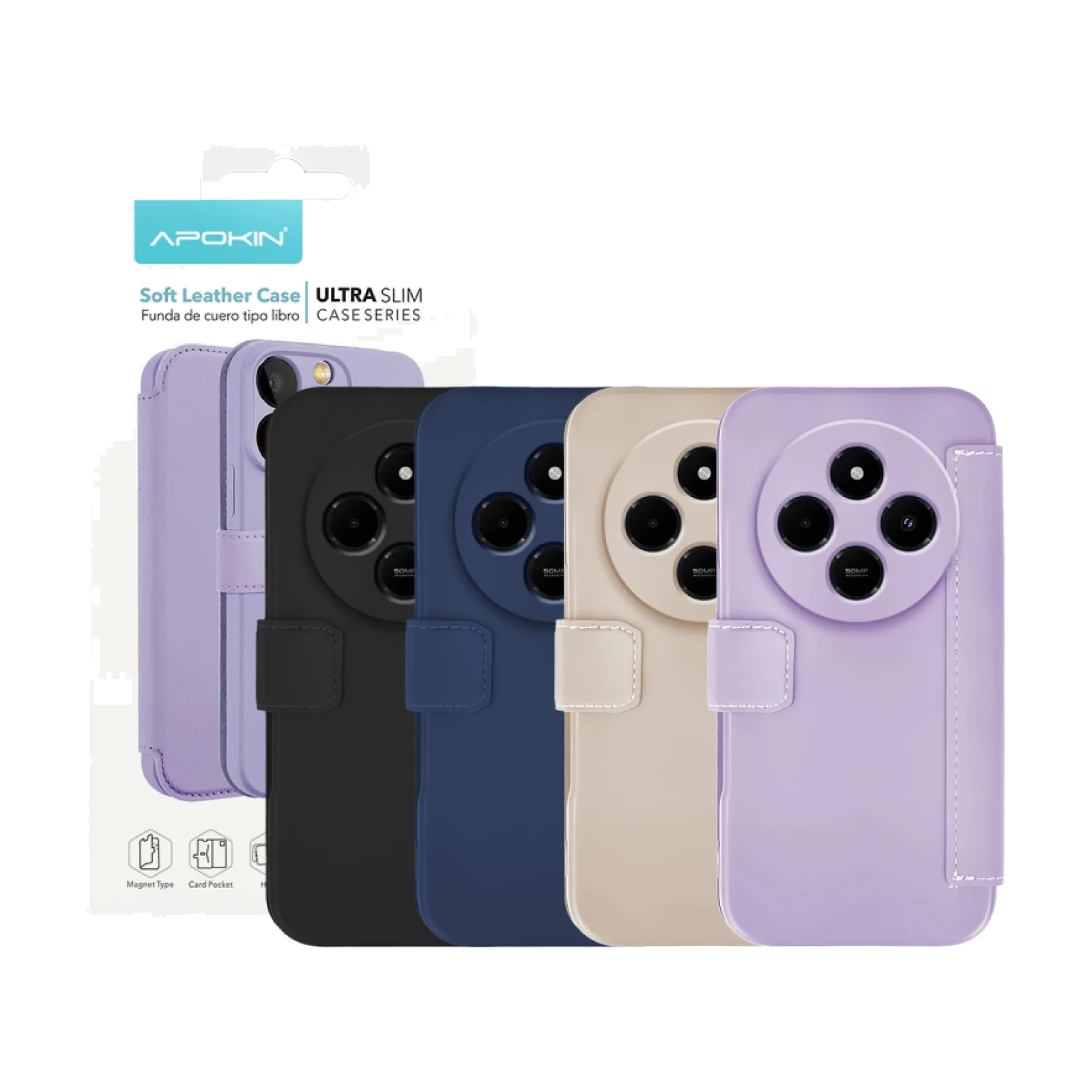 Funda de Tapa Silicona Suave para Xiaomi Redmi 14C