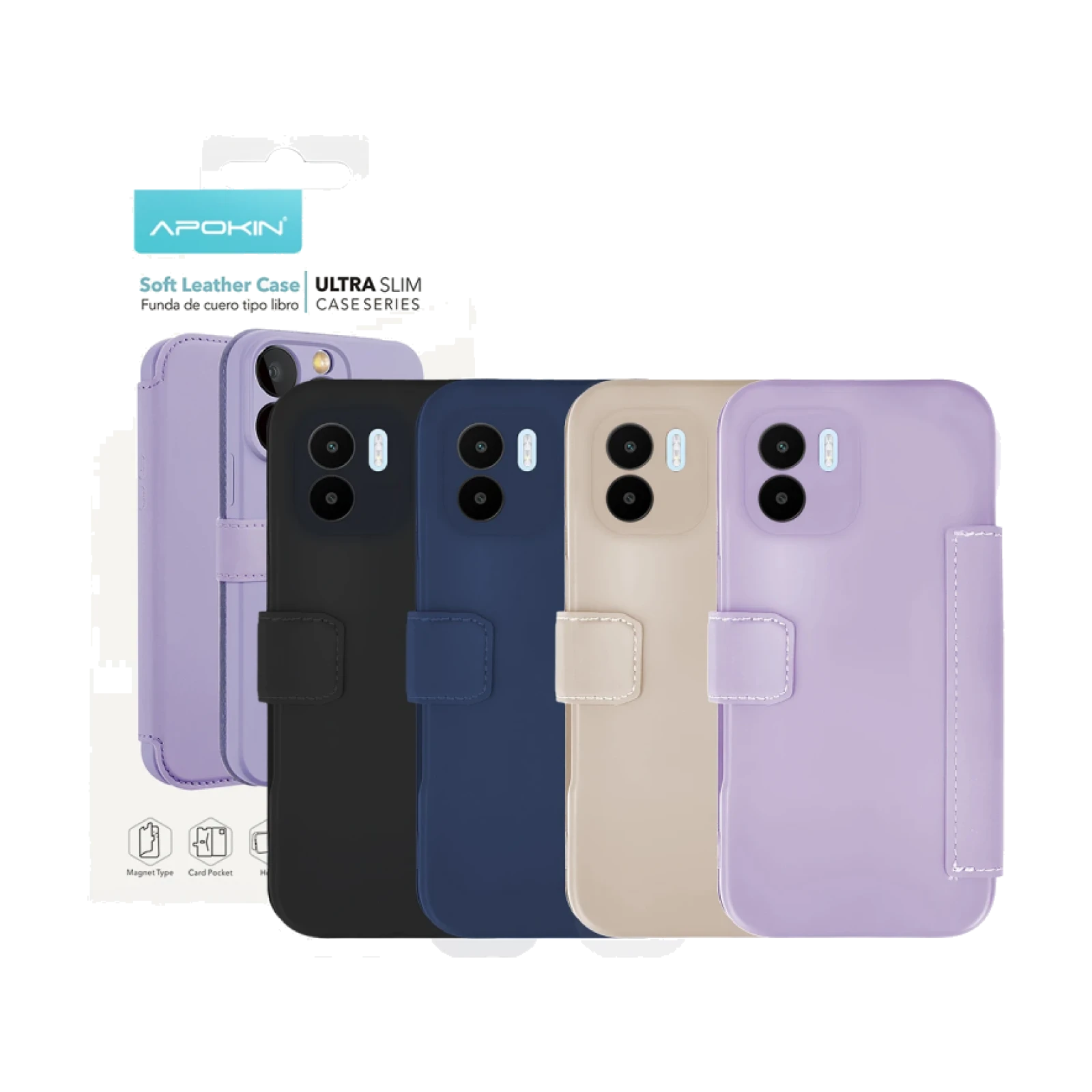 Funda de Tapa Silicona Suave para Xiaomi Redmi A1/A2