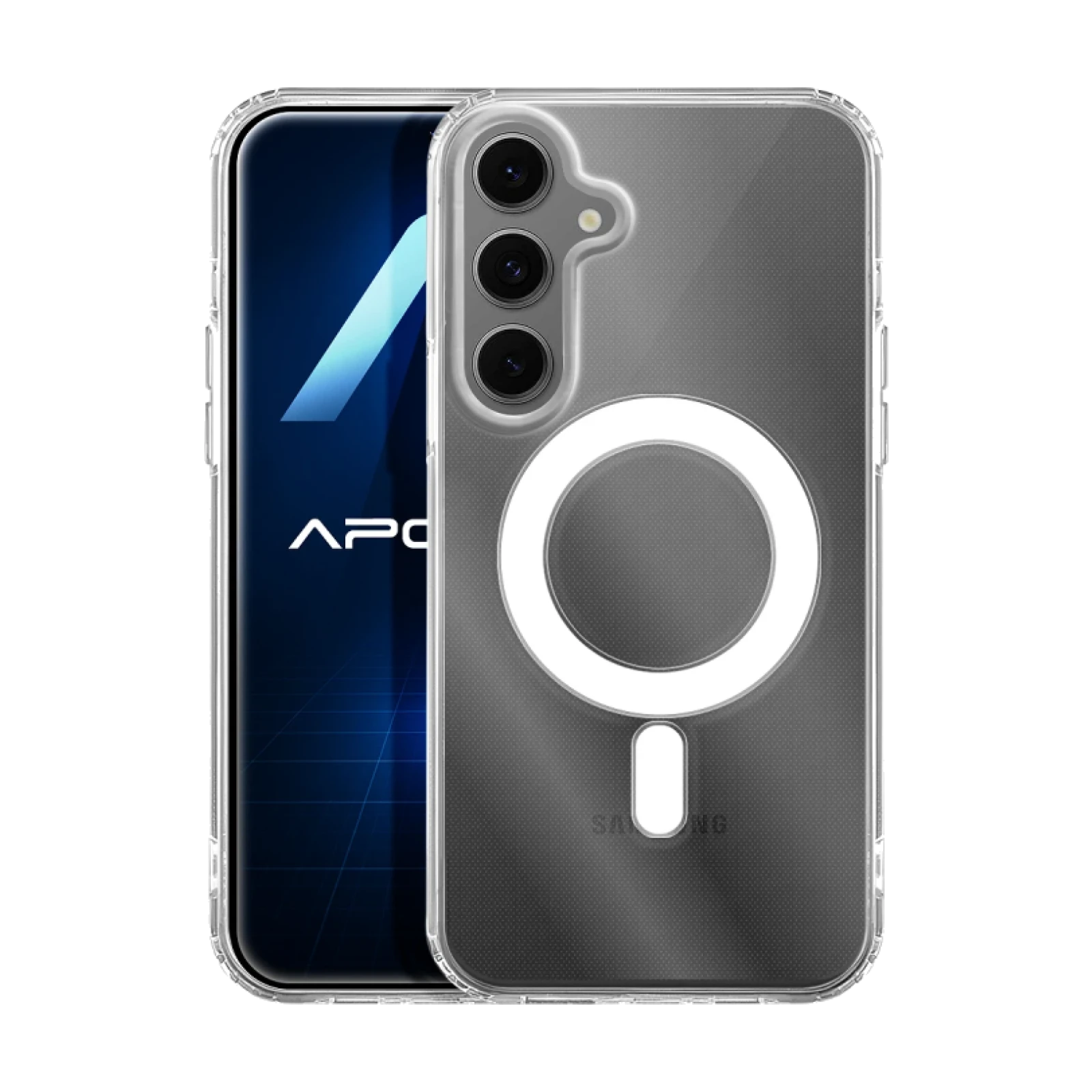 Funda transparente Premium con Magnetic para Samsung Galaxy S24 FE
