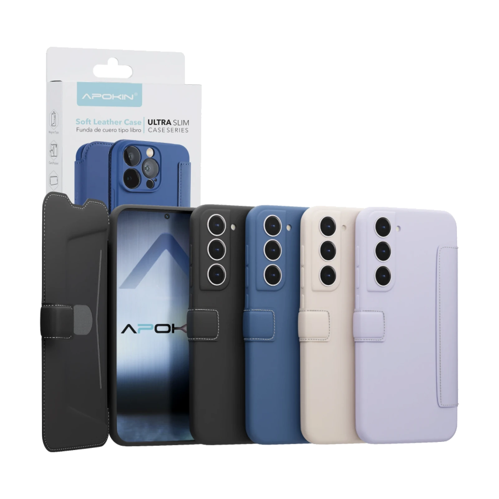 Funda de Tapa Silicona Suave para Samsung S21 FE