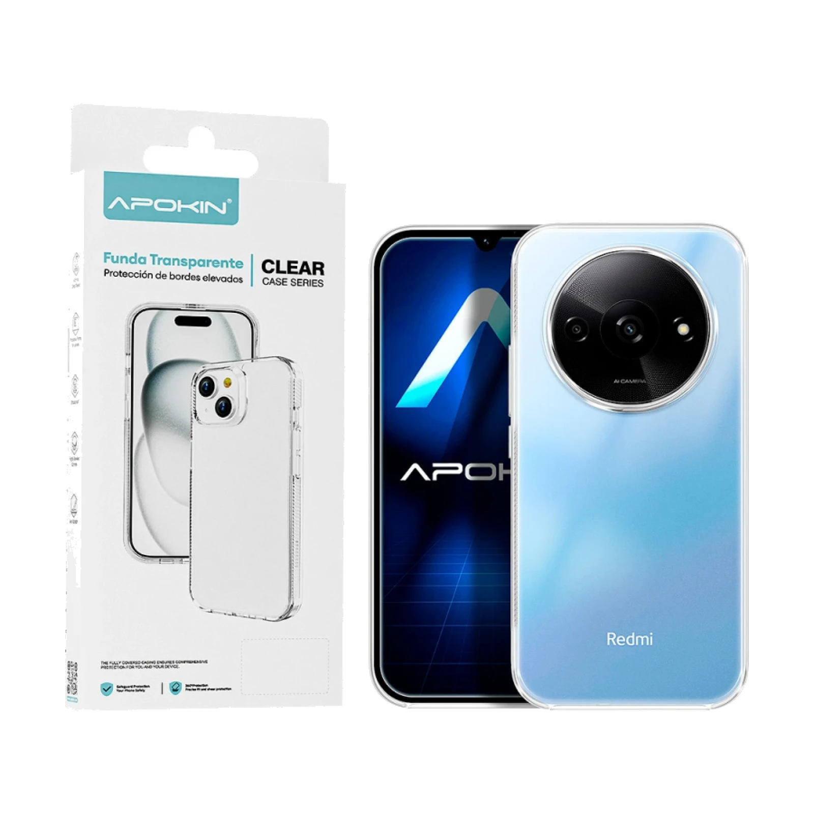 Funda Transparente ABR Antigolpe Premium Xiaomi Redmi A3