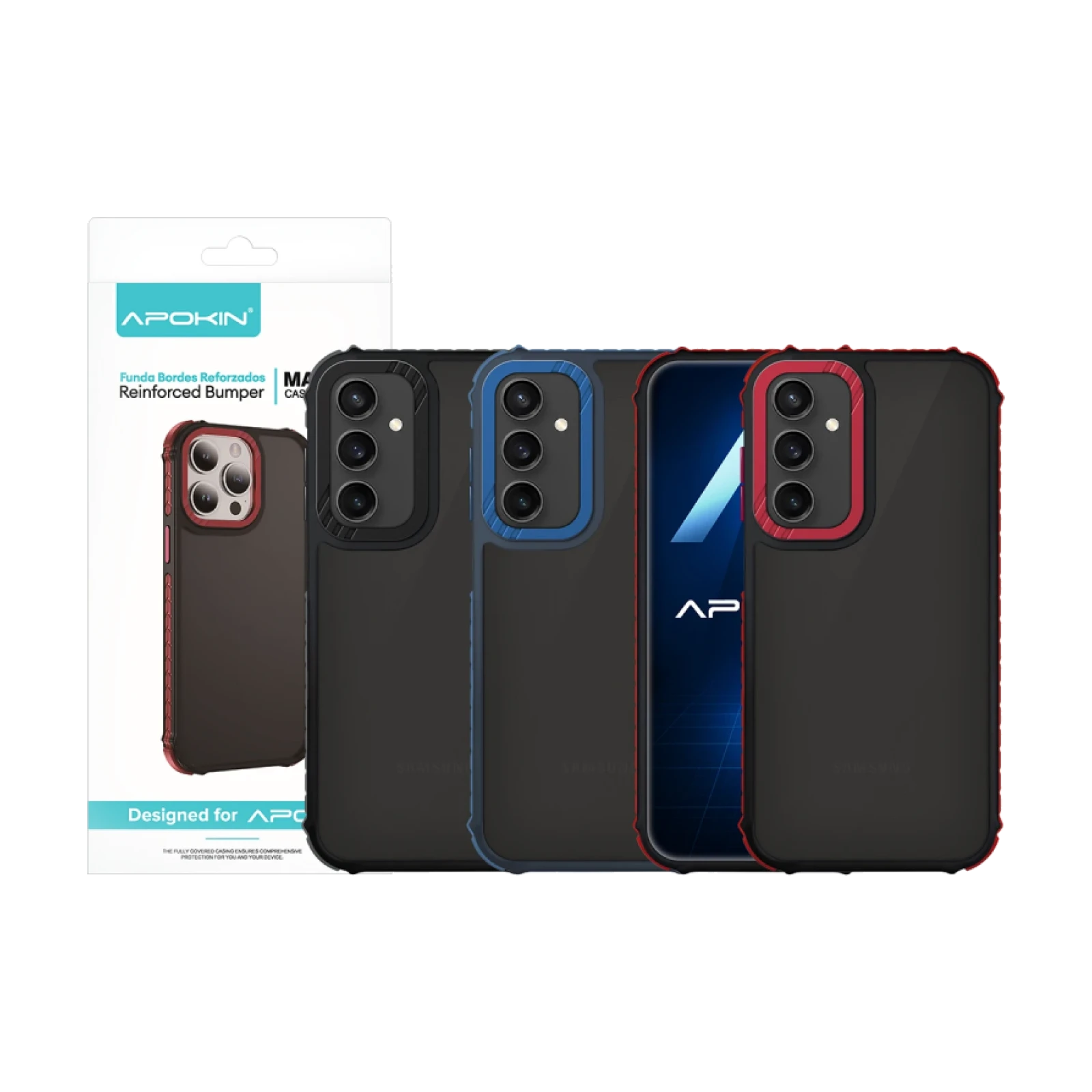 Funda Smoked Rock Apokin Samsung S23 FE 3-Color