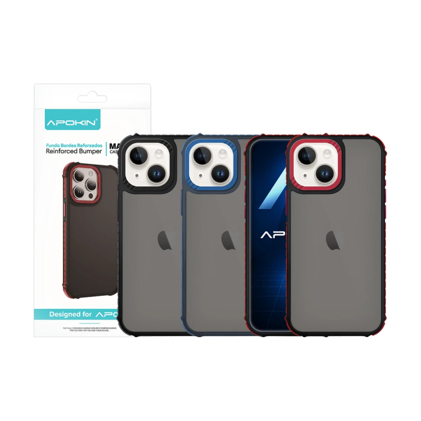 Funda Smoked Rock Apokin iPhone 13/14 3-Color