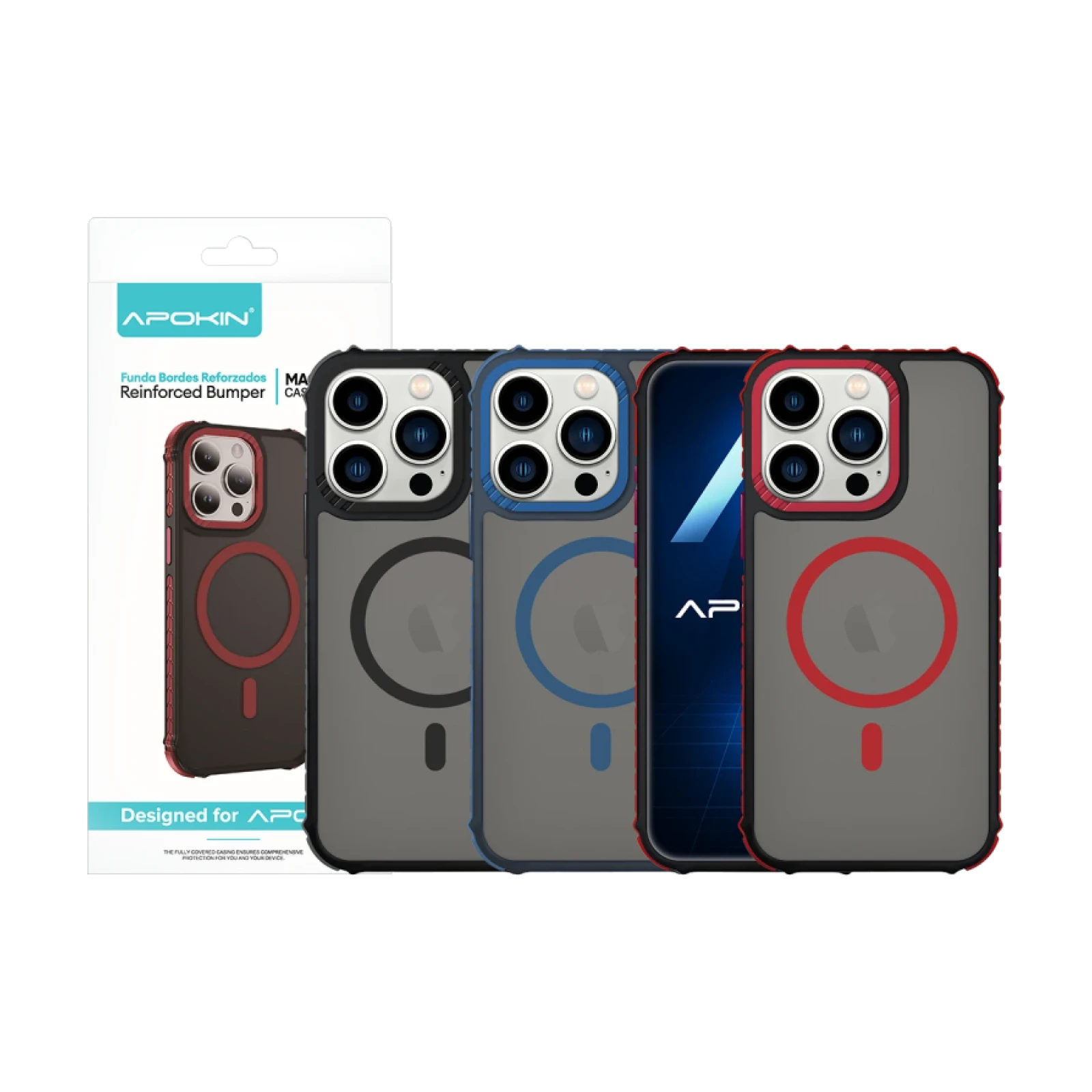 Funda Smoked Magsafe Rock Apokin iPhone 13 Pro 3-Color