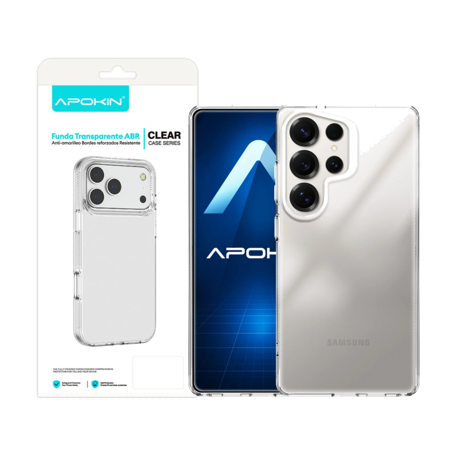 Funda Transparente ABR Antigolpe Premium Samsung S25 Ultra