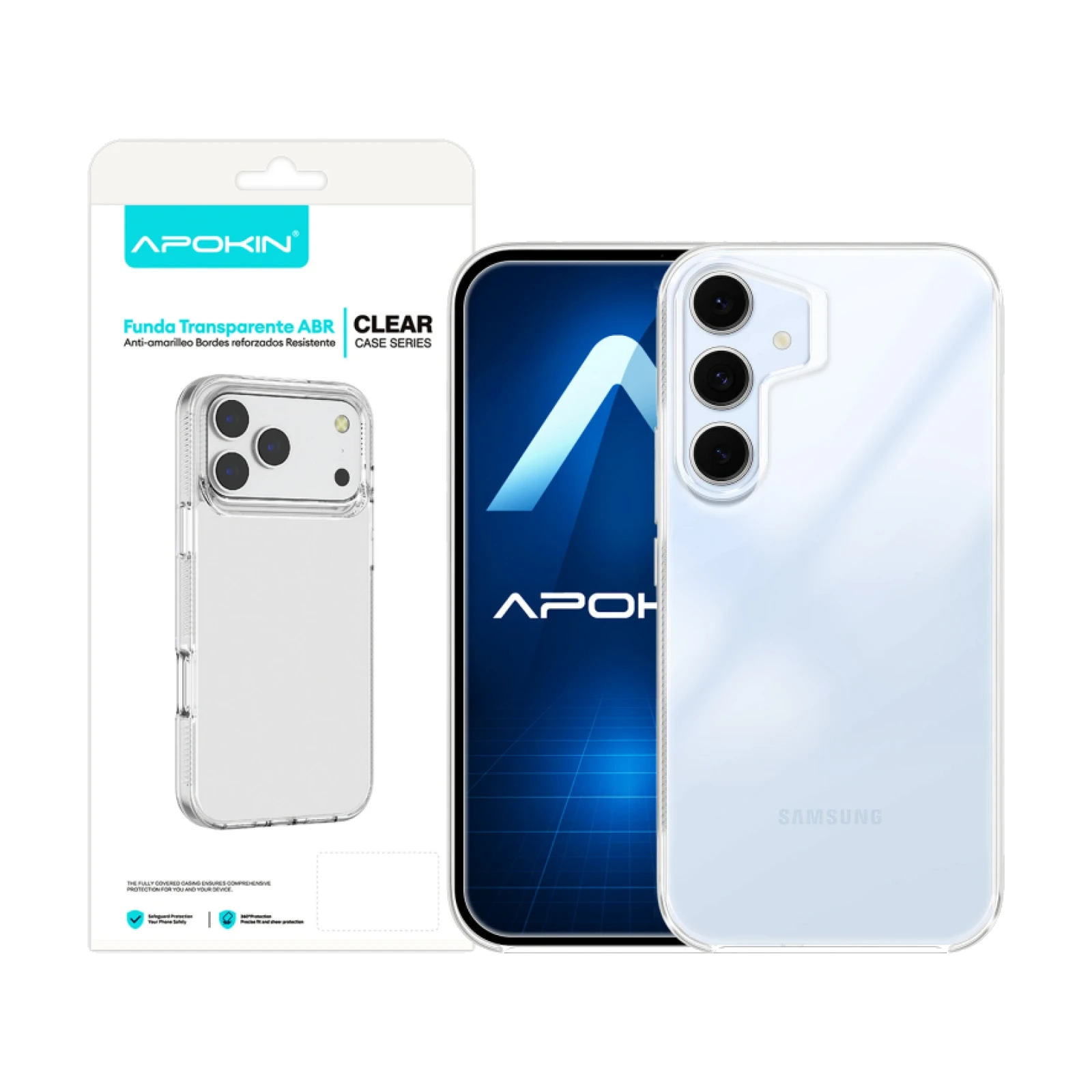 Funda Transparente ABR Antigolpe Premium Samsung S24 FE