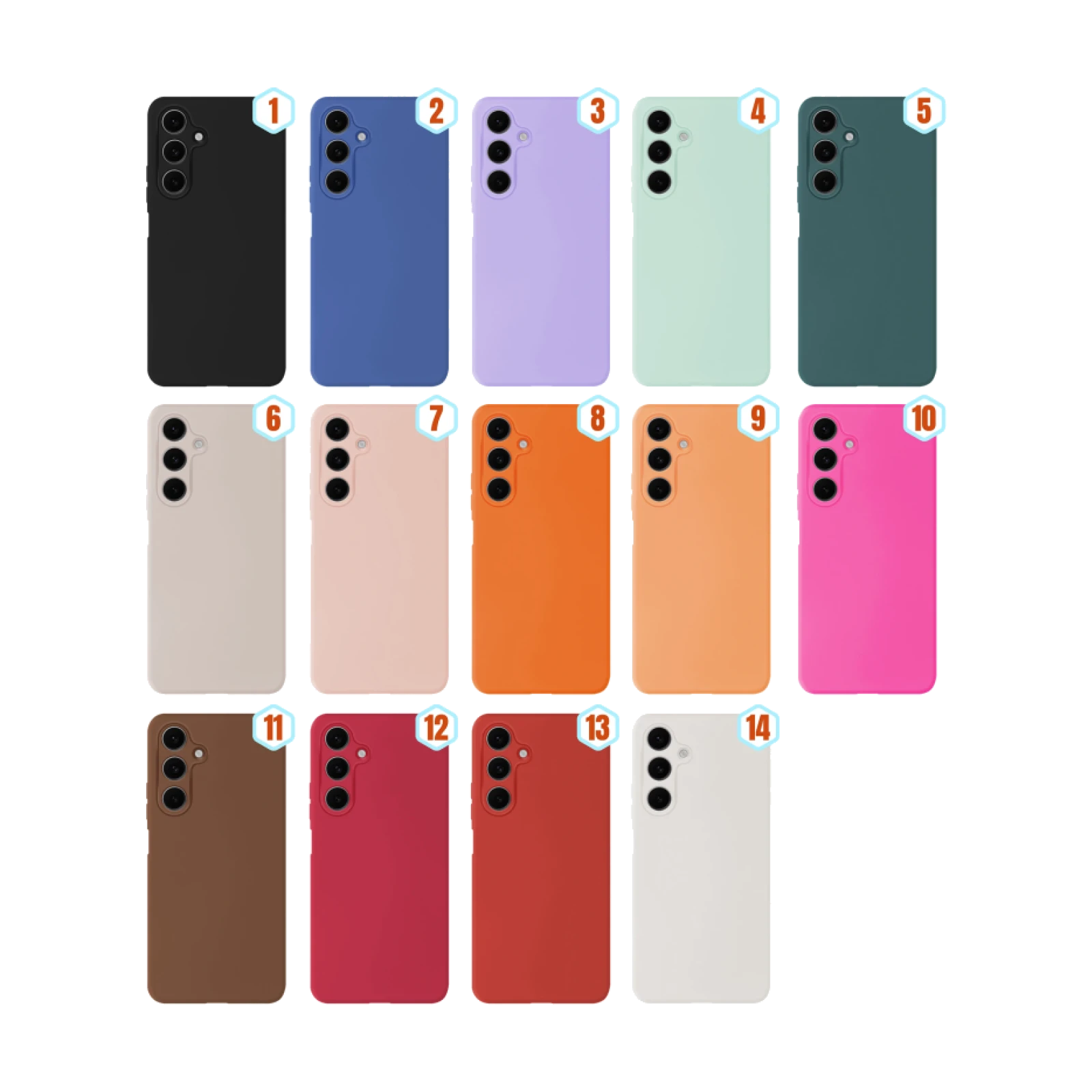 Funda Silicona Liquida Efecto Piel Samsung Galaxy S24 FE