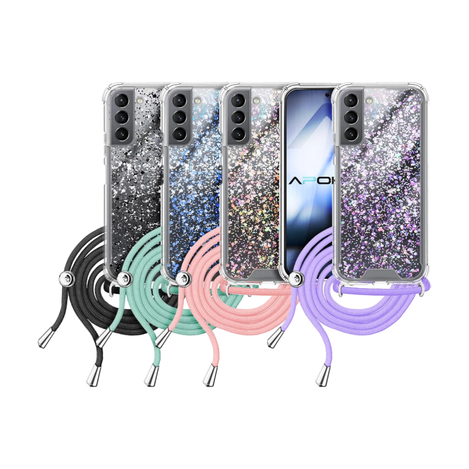 Funda Gel transparente con Cordón Samsung Galaxy S21