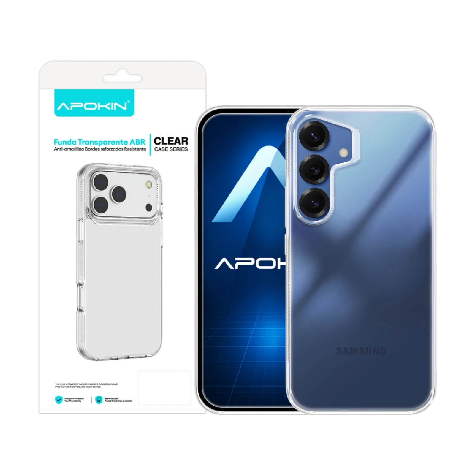 Funda Transparente ABR Antigolpe Premium Samsung S25/S24