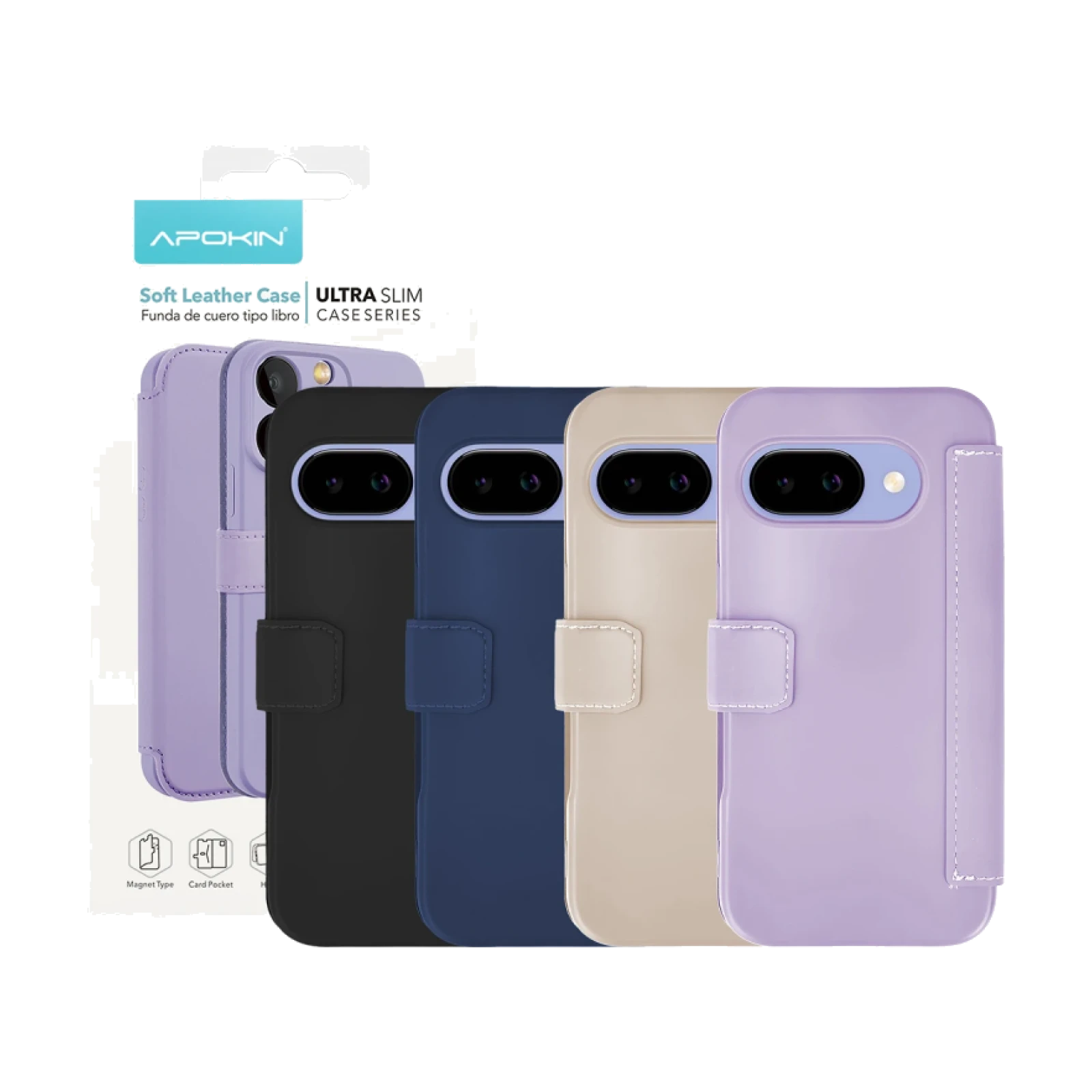 Funda de Tapa Silicona Suave para Google Pixel 9A