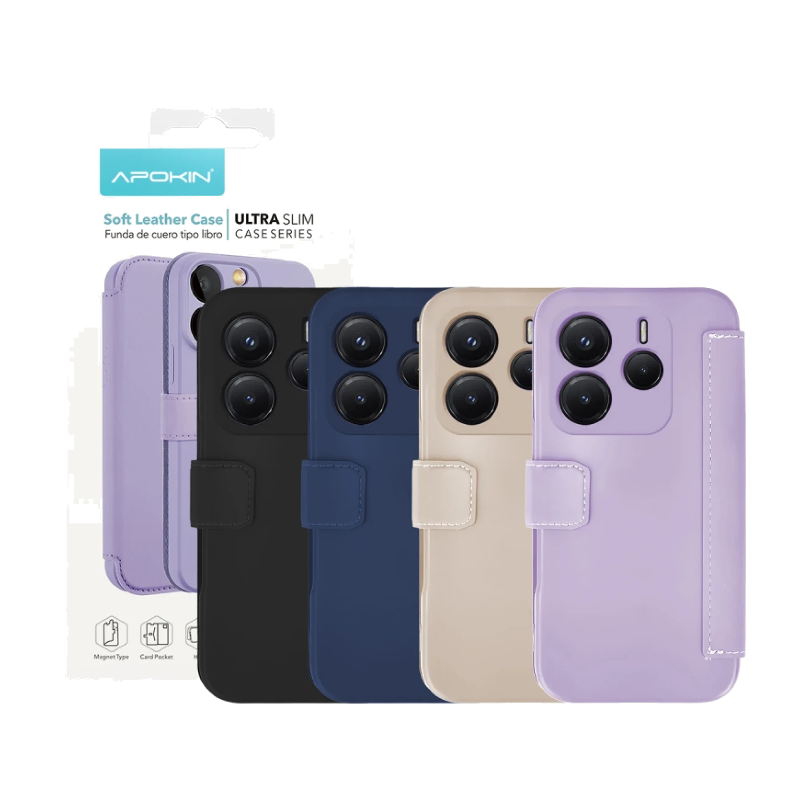 Funda de Tapa Silicona Suave para Xiaomi Redmi Note 14 5G