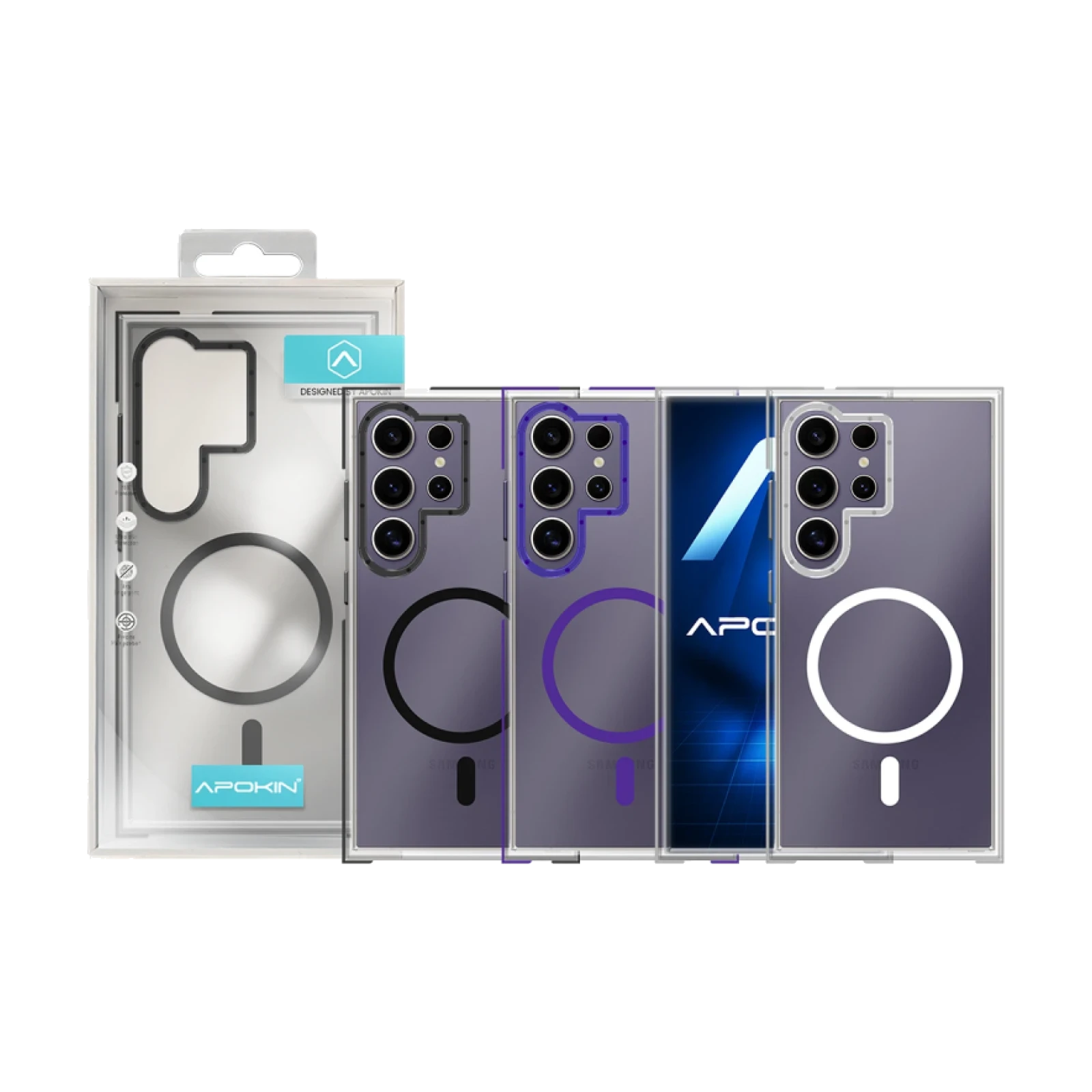 Funda Apokin Reforzada Con Magsafe Samsung Galaxy S25 Ultra