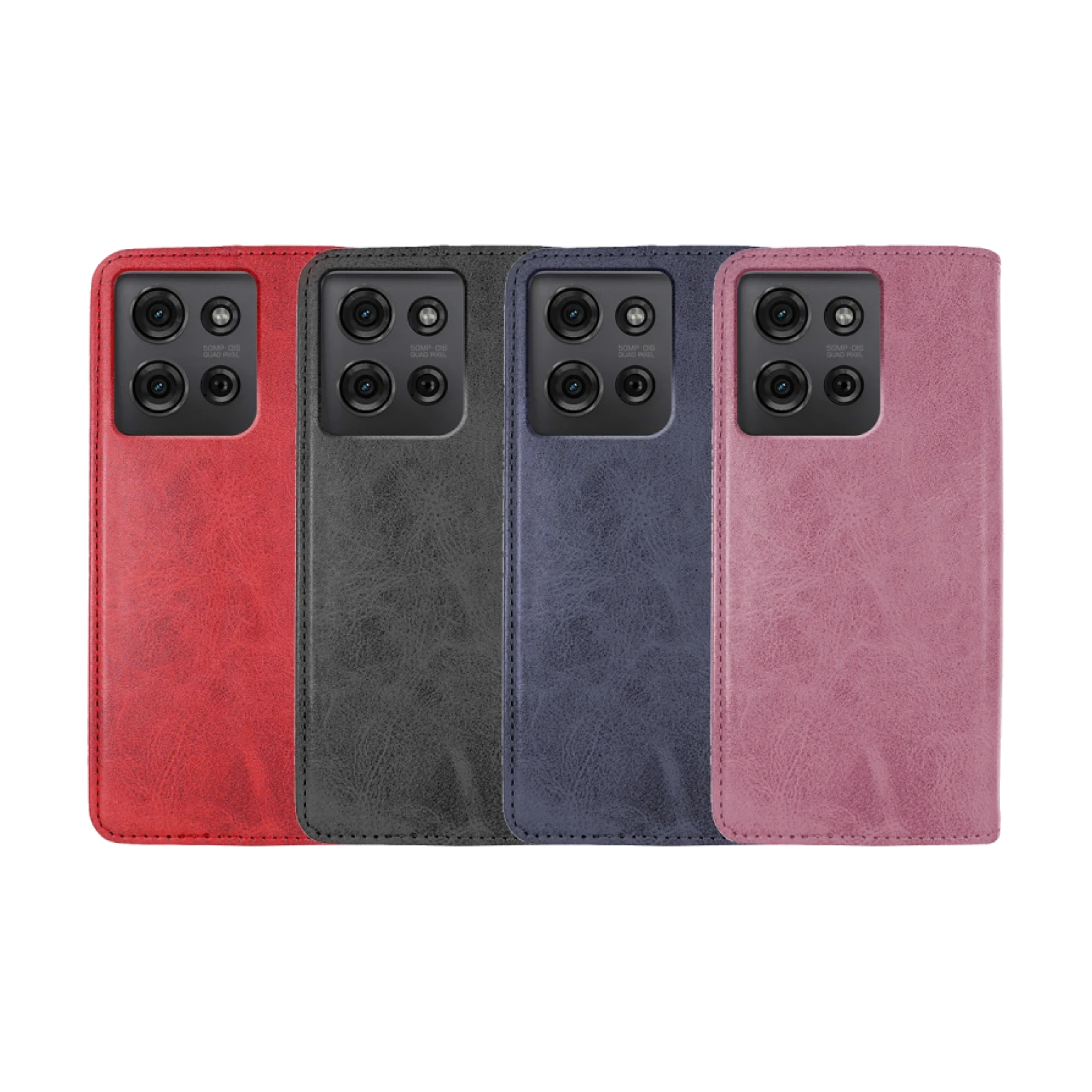 Funda Tapa con Tarjetero Moto G75 Polipiel