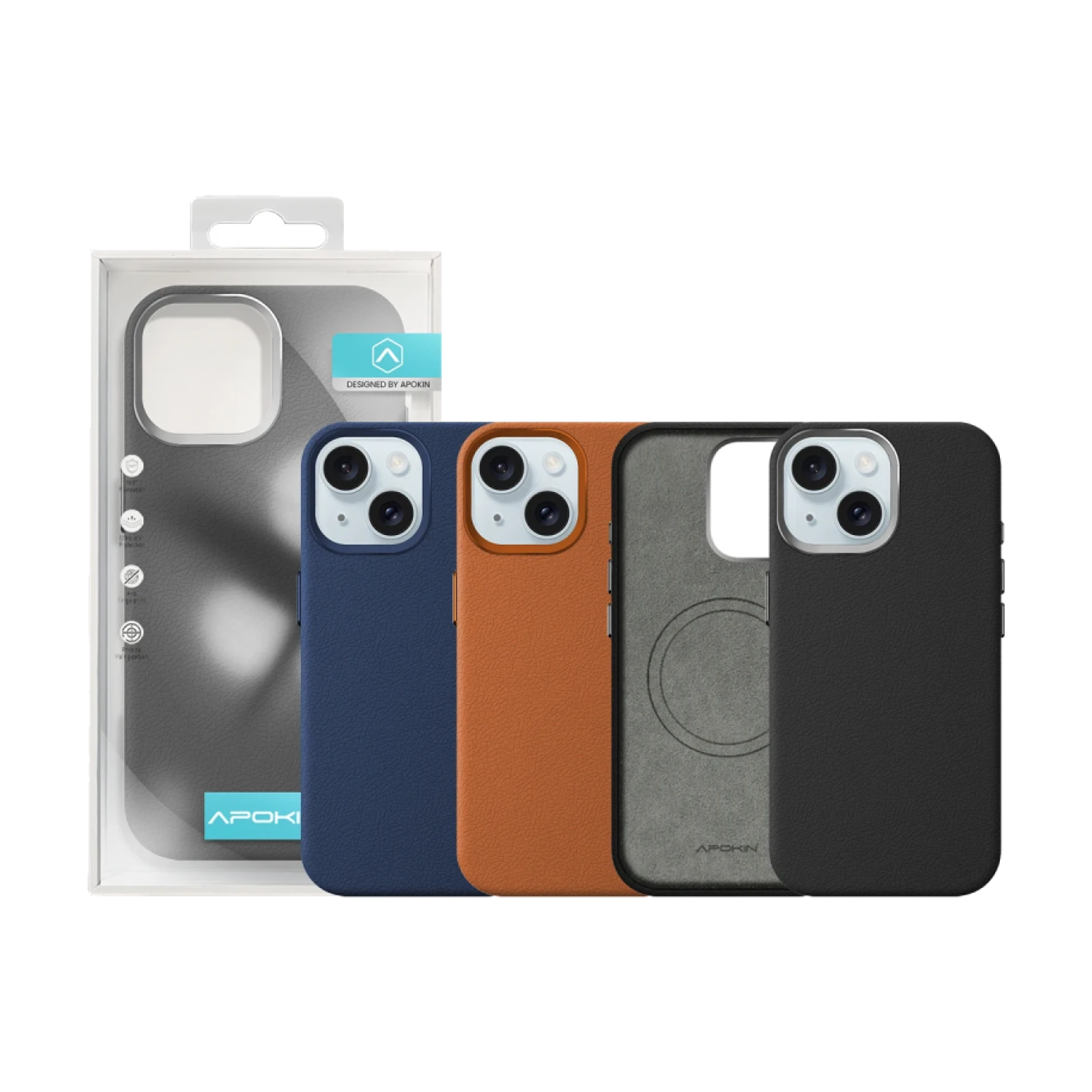 Funda Piel para iPhone 15