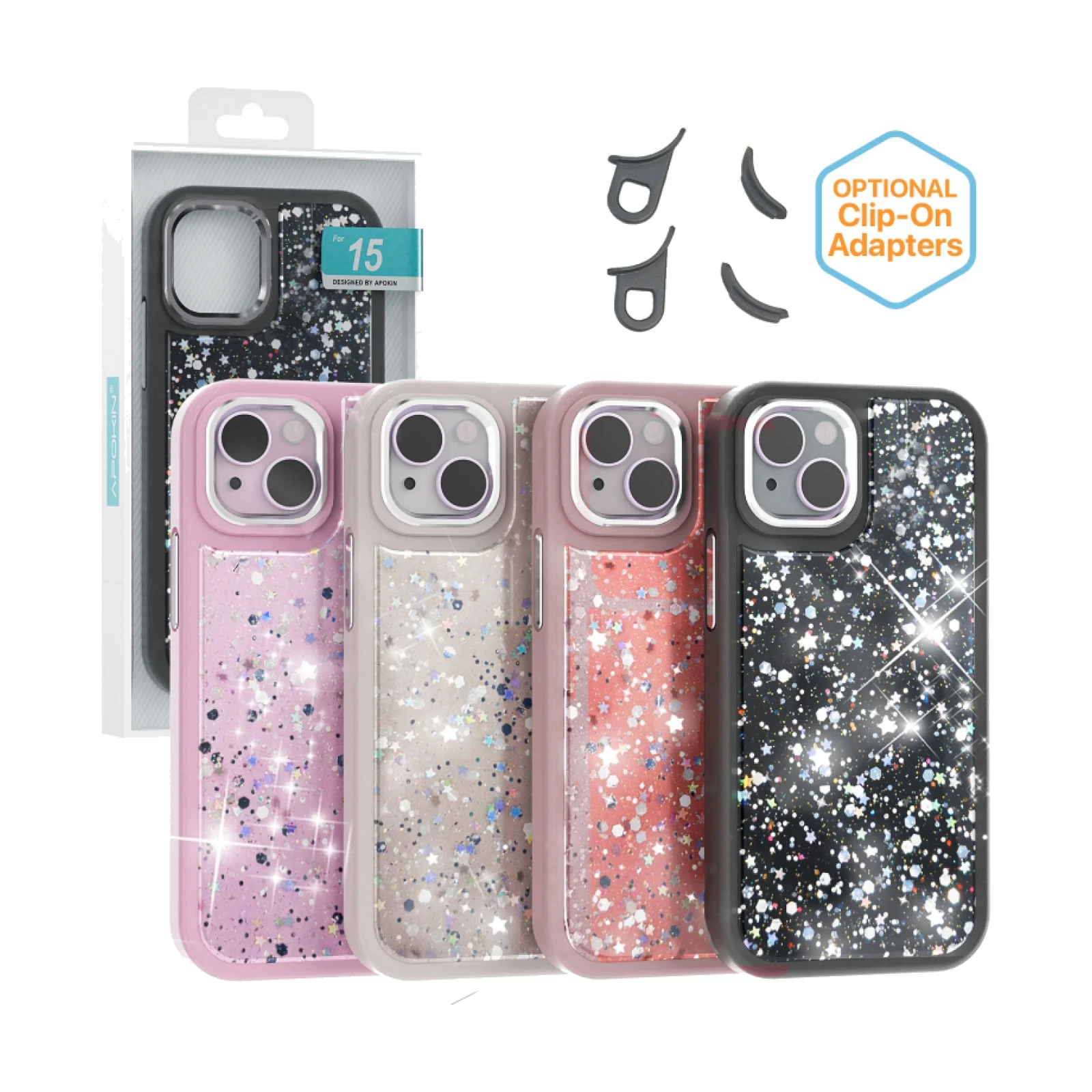 Funda Bling-Bling para iPhone 15