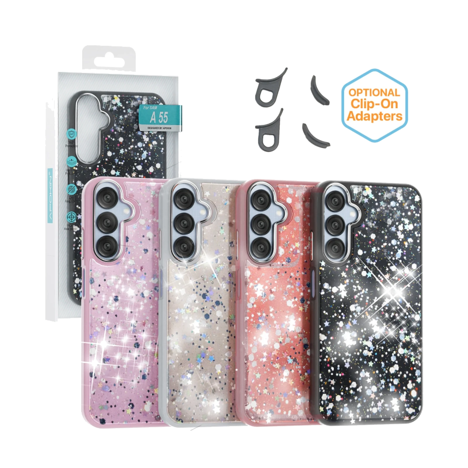 Funda Bling-Bling para Samsung A55