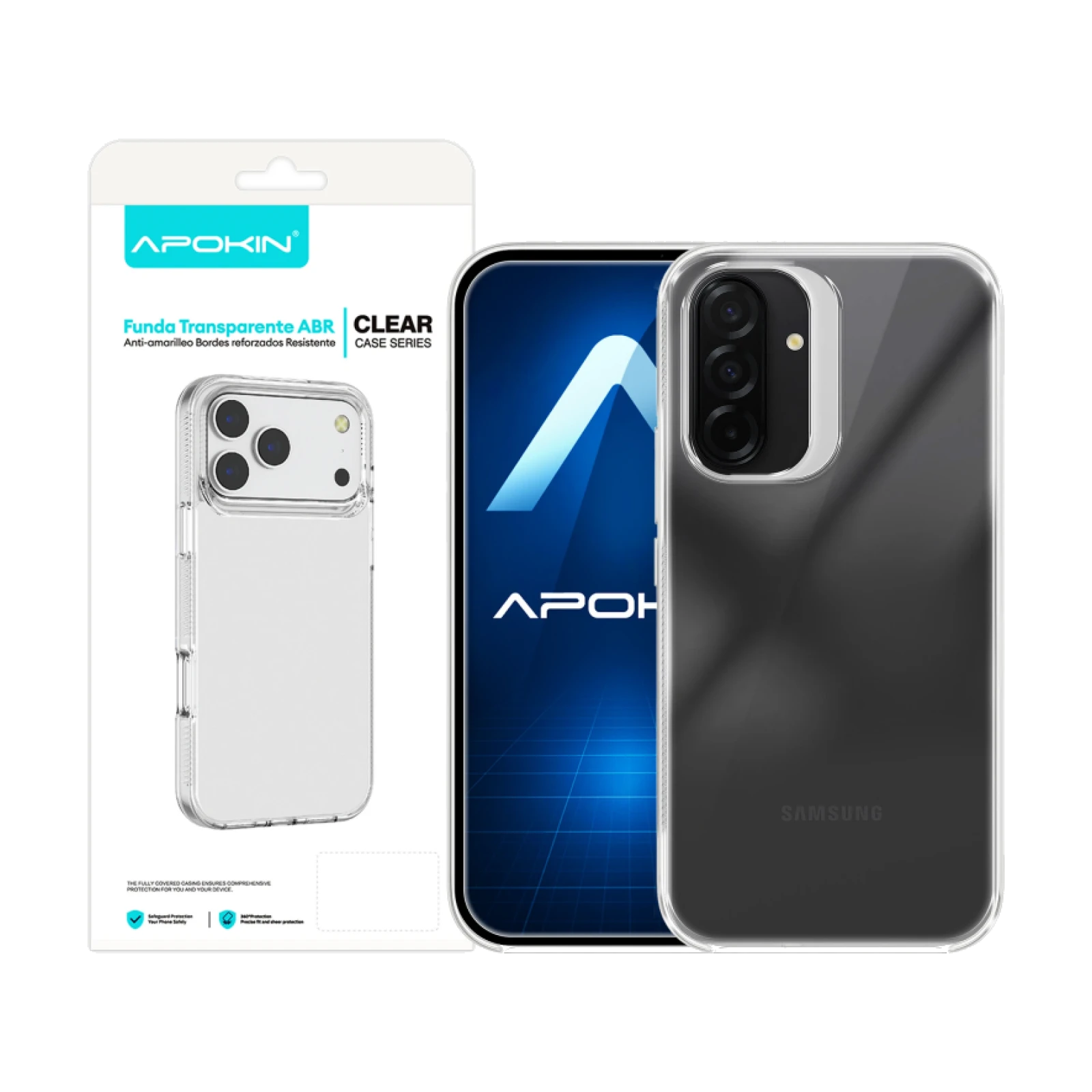 Funda Transparente ABR Antigolpe Premium Samsung A26/A17