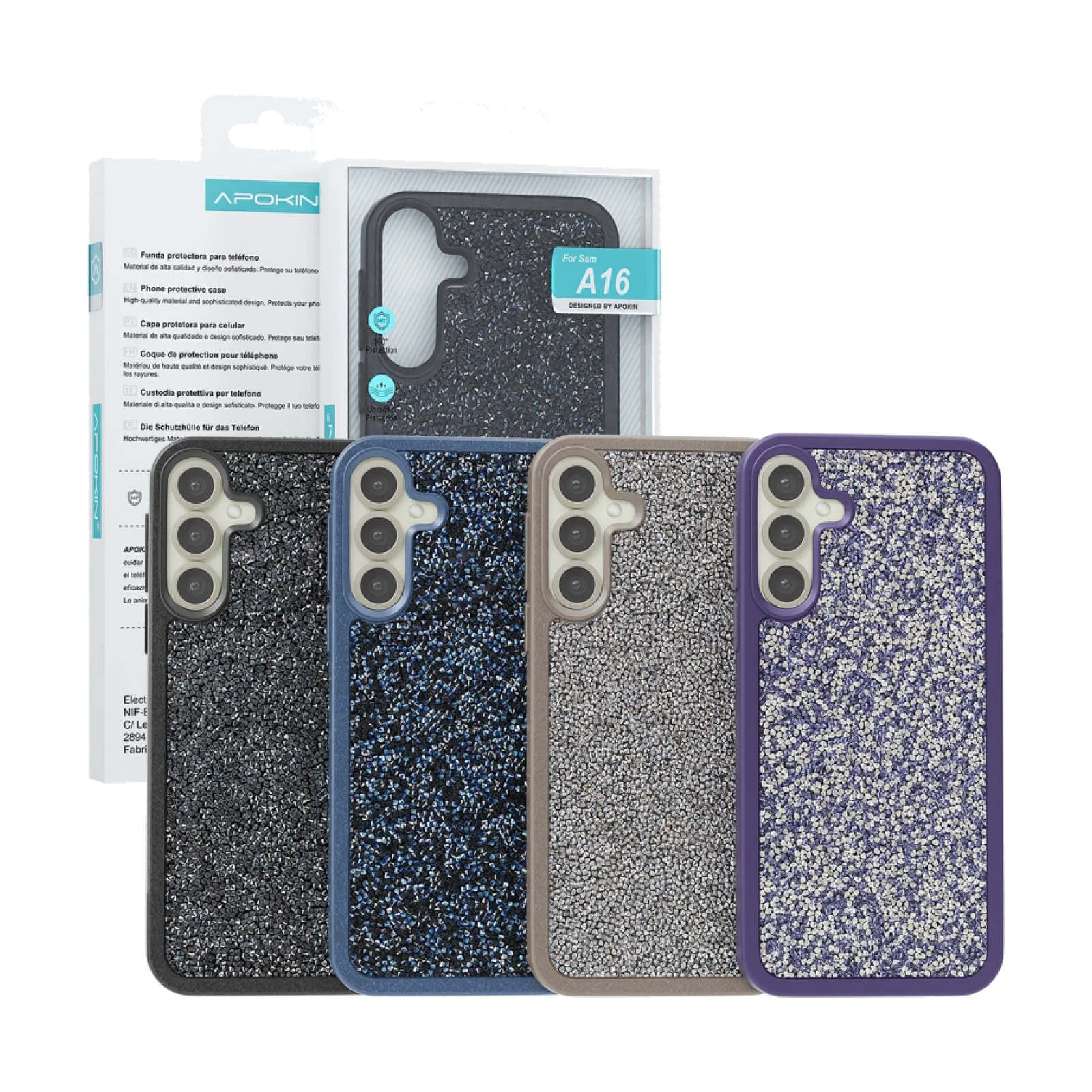 Funda Silicona con Cristales Diamante Samsung Galaxy A16
