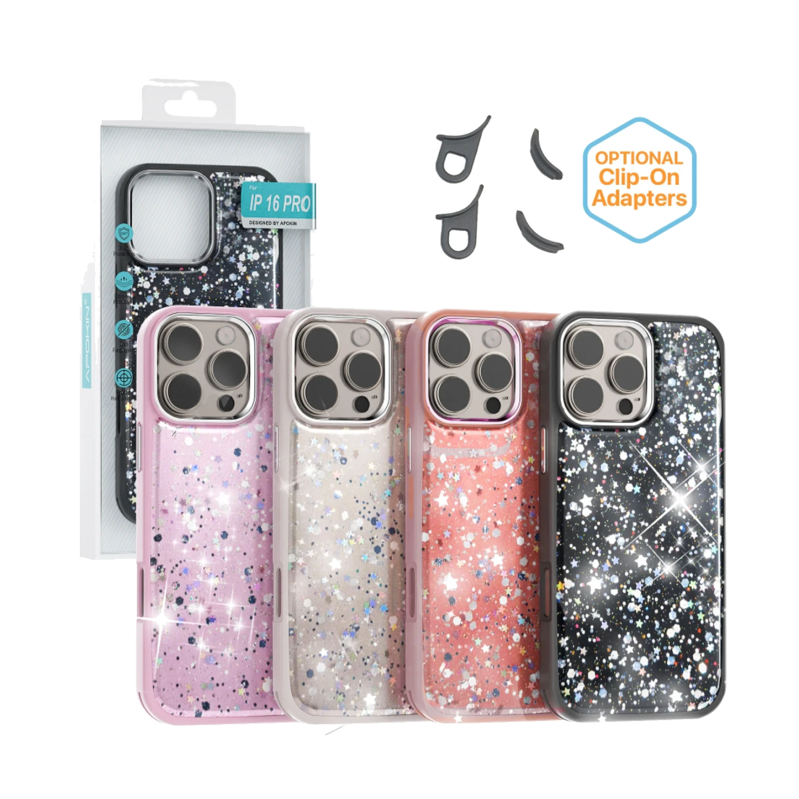 Funda Bling-Bling para iPhone 14 Pro