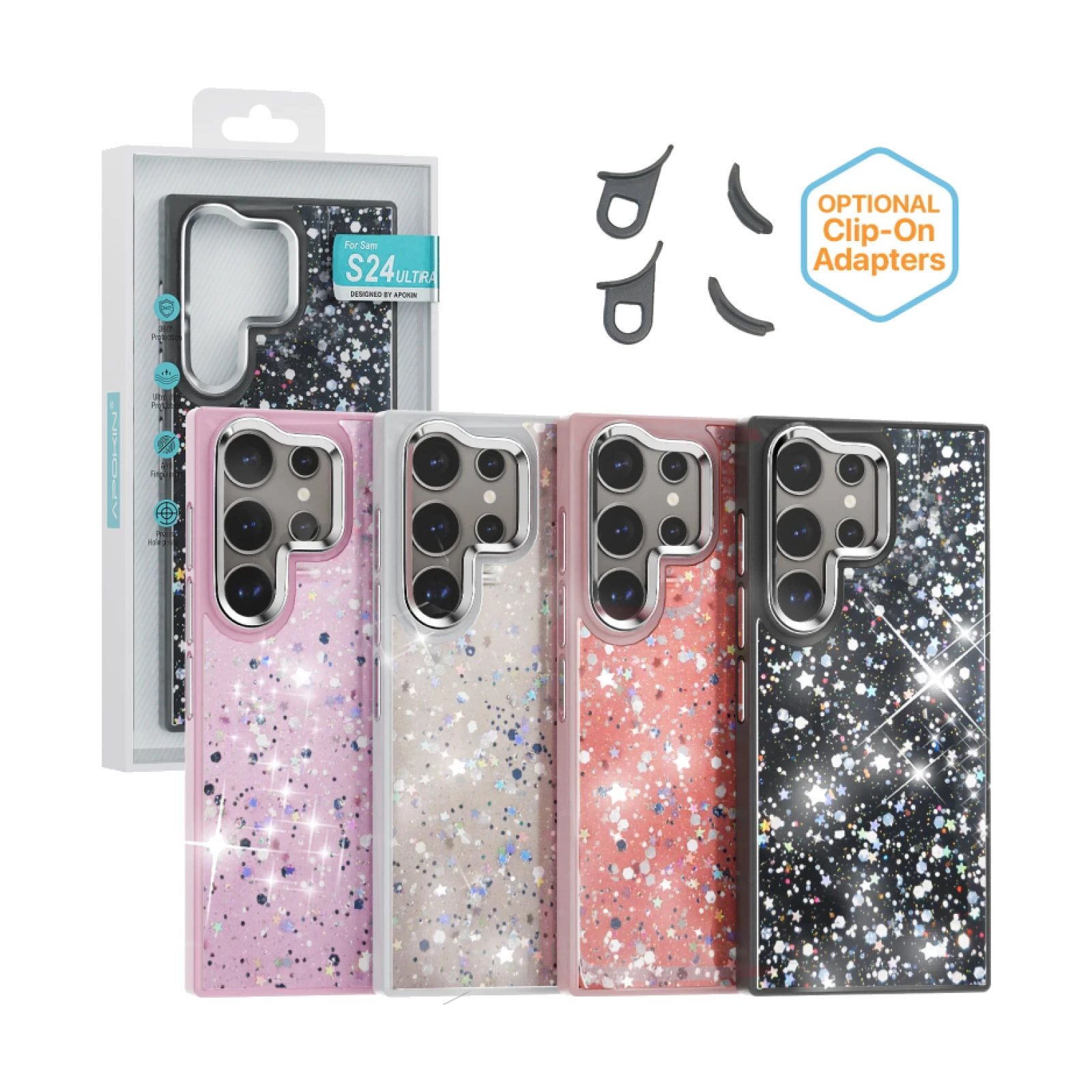 Funda Bling-Bling para Samsung S24 Ultra