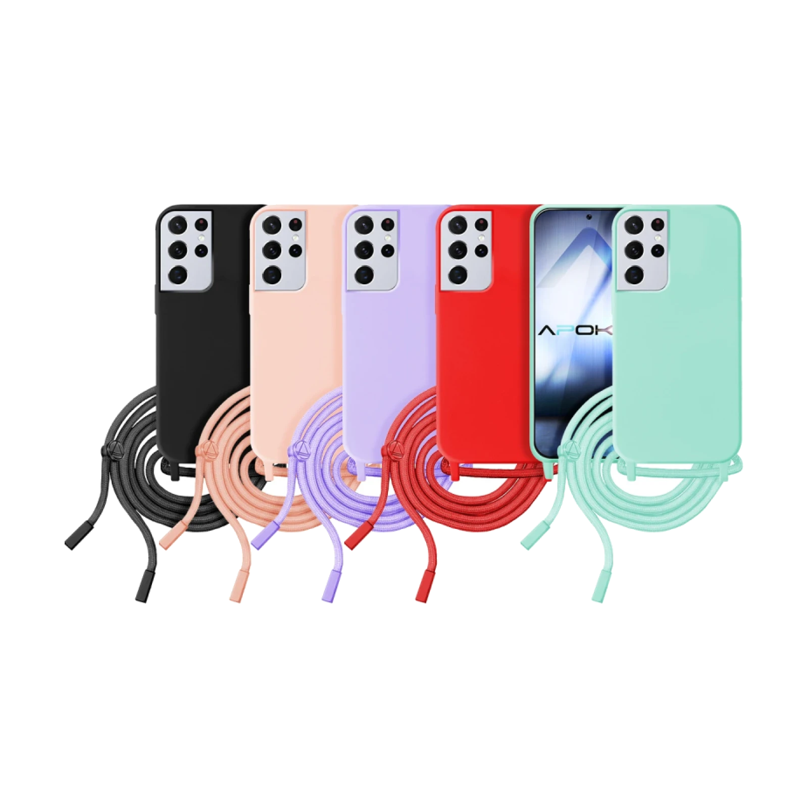 Funda suave con Cordon Samsung Galaxy S21 Ultra