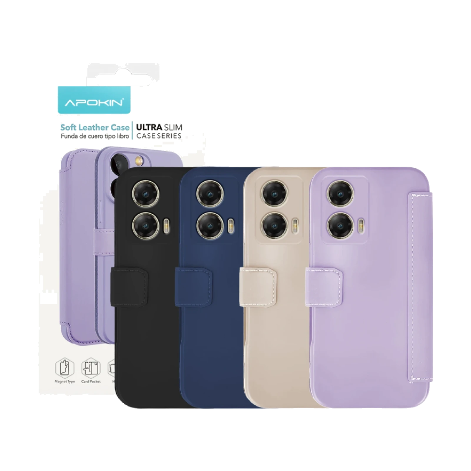 Funda de Tapa Silicona Suave para Moto G Stylus 5G