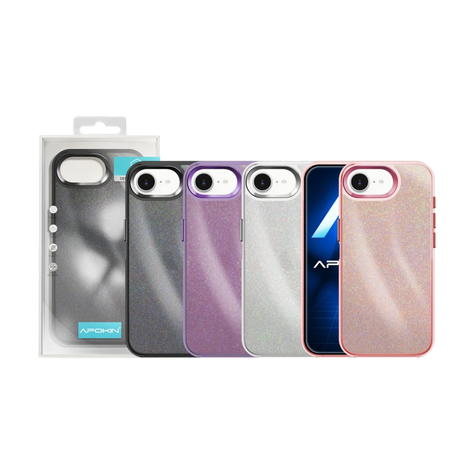 Funda Purpurina Apokin iPhone 16E
