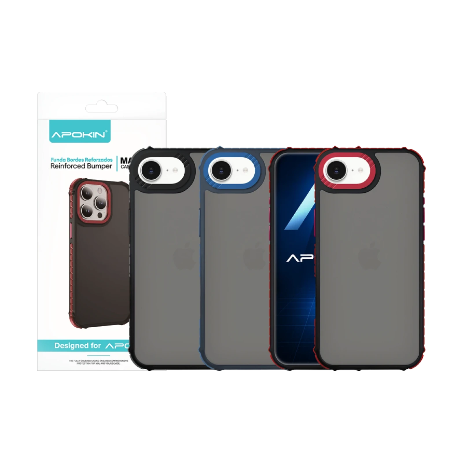 Funda Smoked Rock Apokin iPhone 16e/17e 3-Color