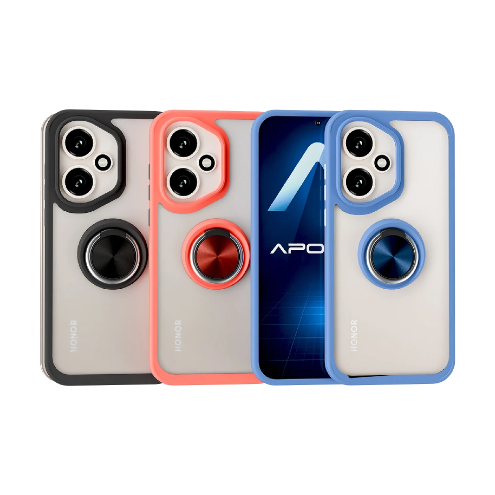 Funda Gel Honor 400 Iman con soporte Smoked