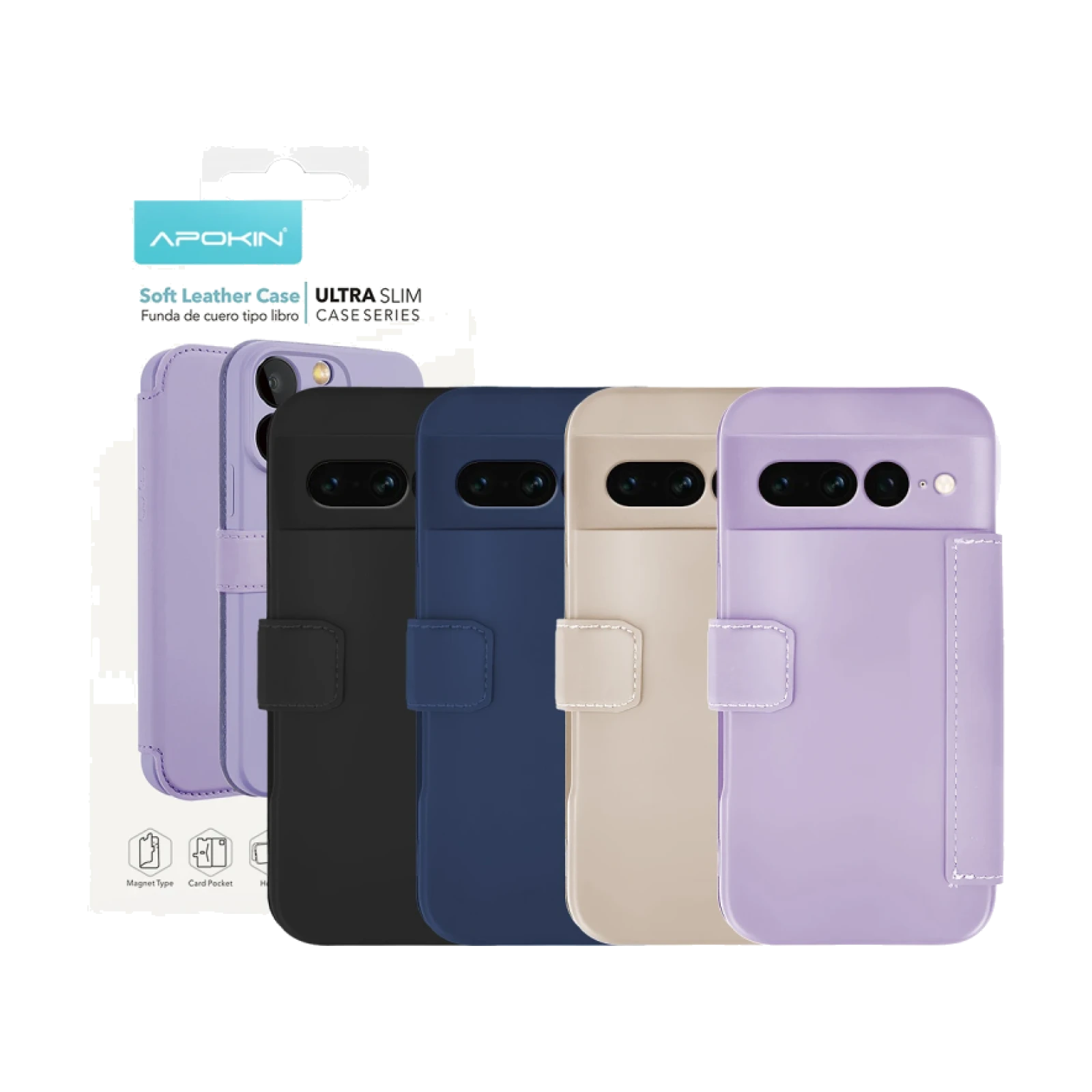 Funda de Tapa Silicona Suave para Google Pixel 7A