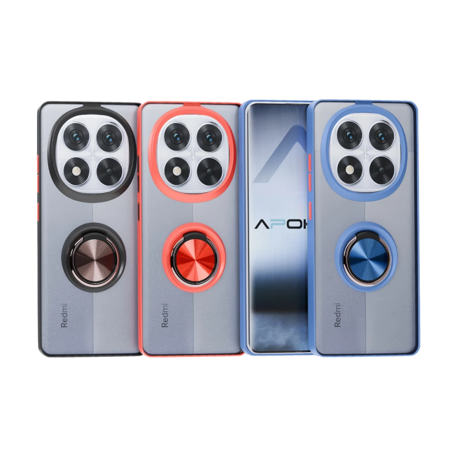 Funda Gel Xiaomi Redmi Note 14 Pro 4G / 5G / Poco X7 Iman con soporte Smoked