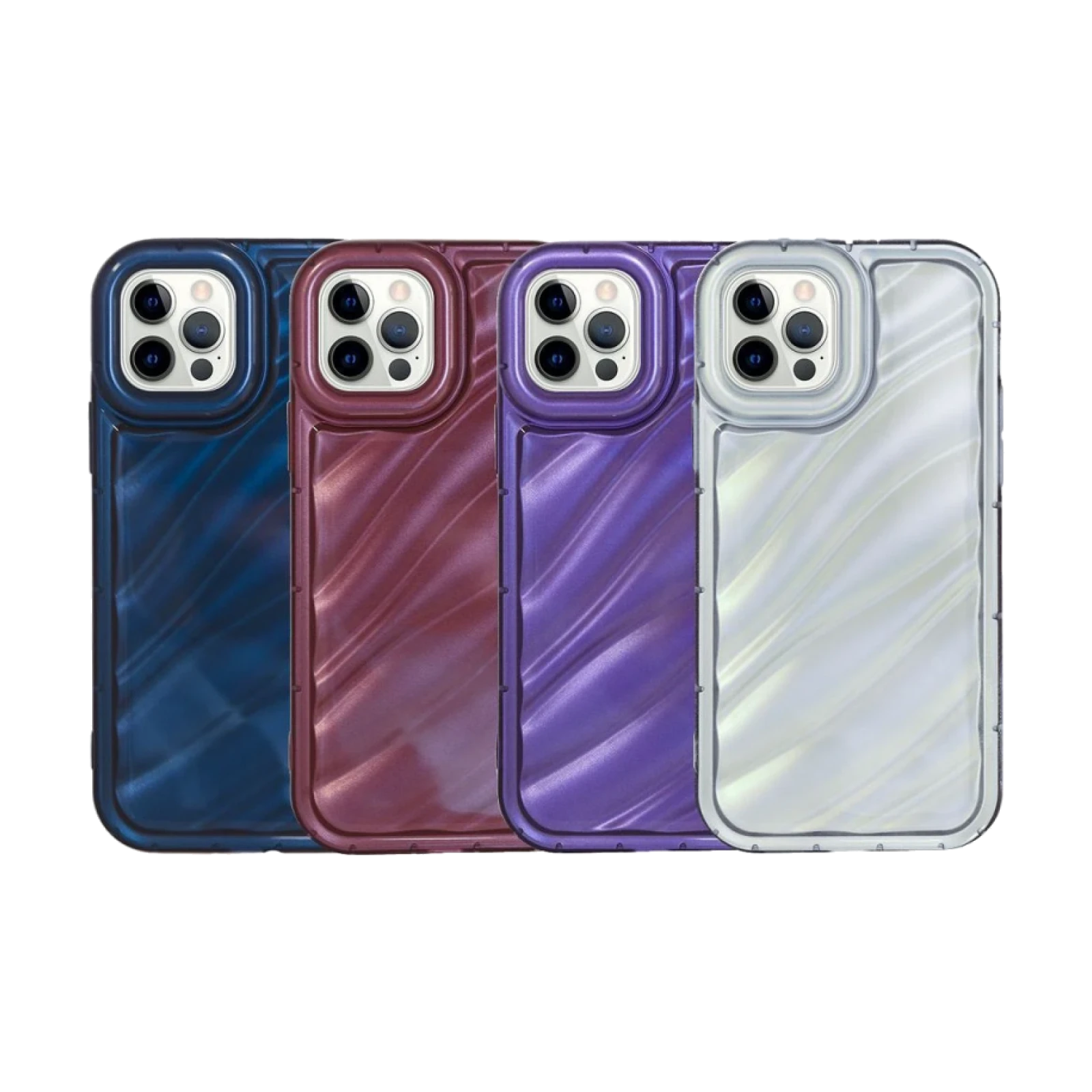 Funda Metalizada Efecto Perla iPhone 11
