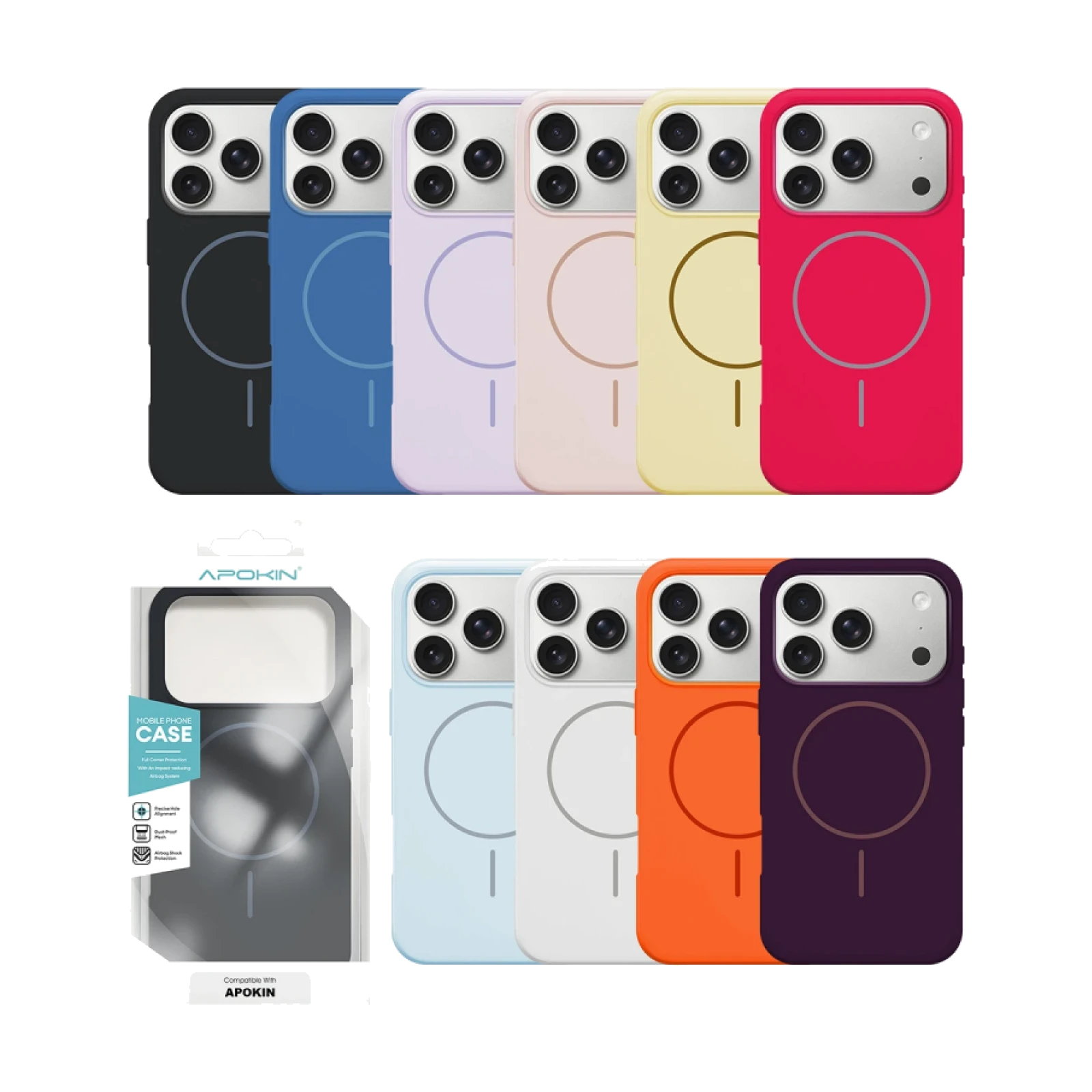 Funda Silicona Premium Magsafe para iPhone 17 Pro / 18 Pro