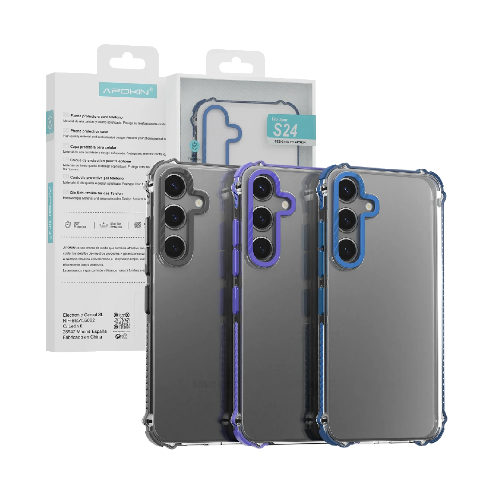 Funda Apokin Rock Samsung A34 3-Color