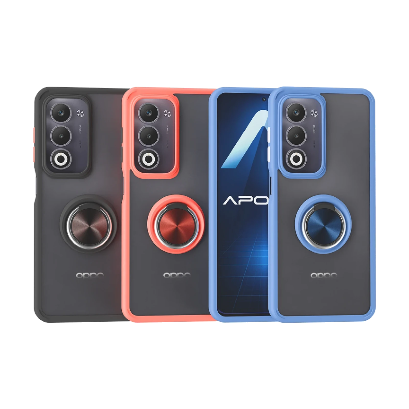 Funda Gel Oppo A5 5G Iman con soporte Smoked