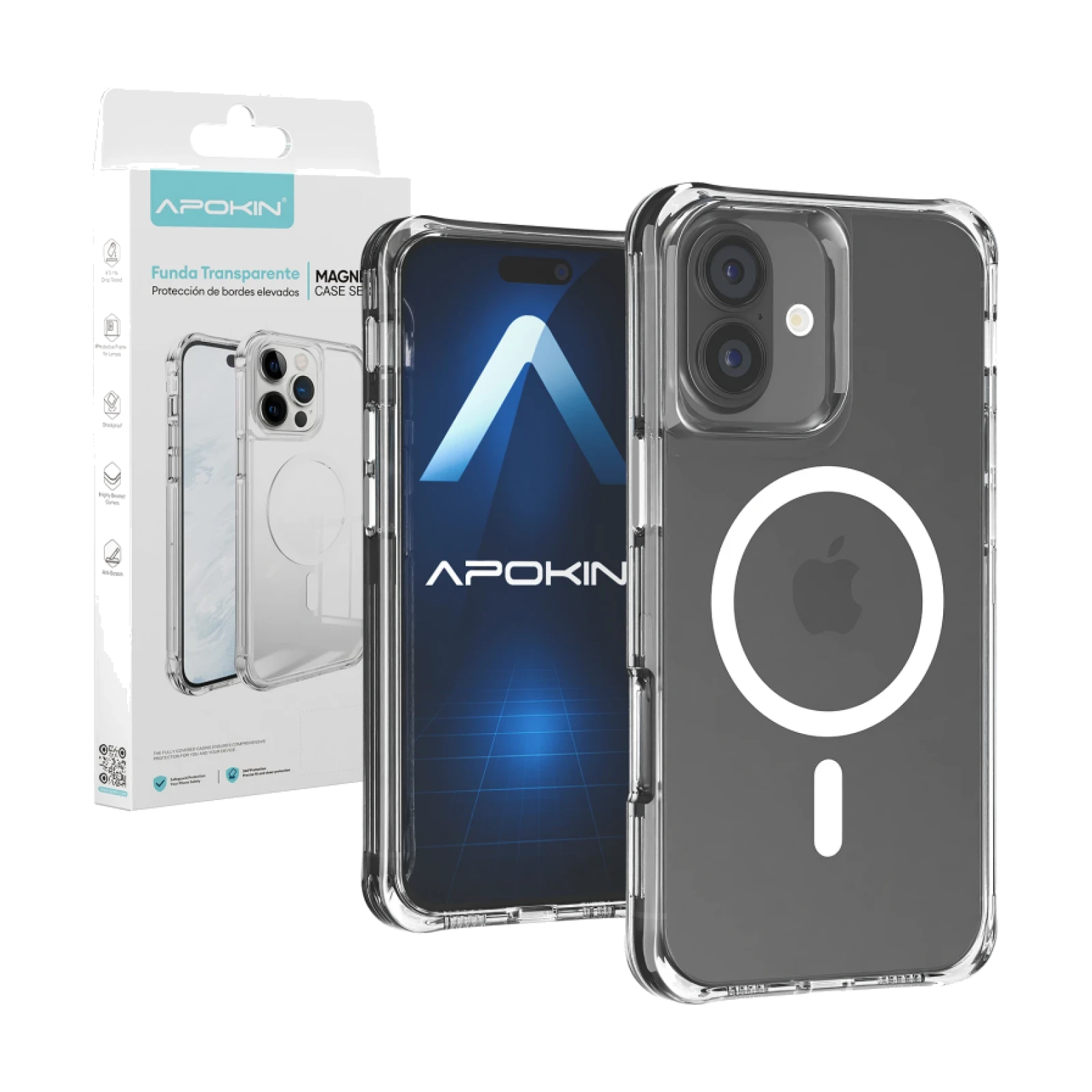 Funda Transparente 3.3mm MagSafe para iPhone 17