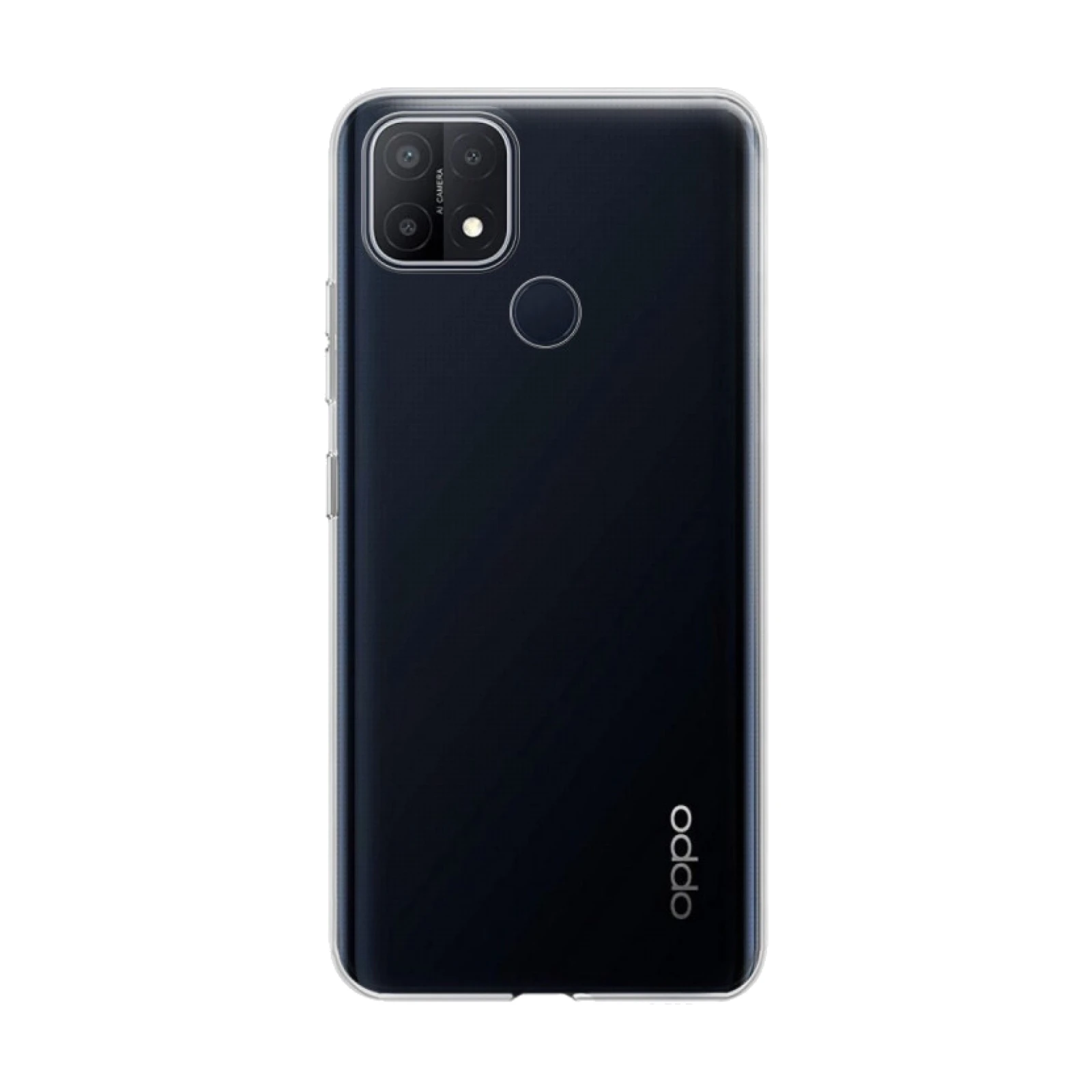 Funda Silicona Oppo A15 Transparente 2.0MM Extra Grosor