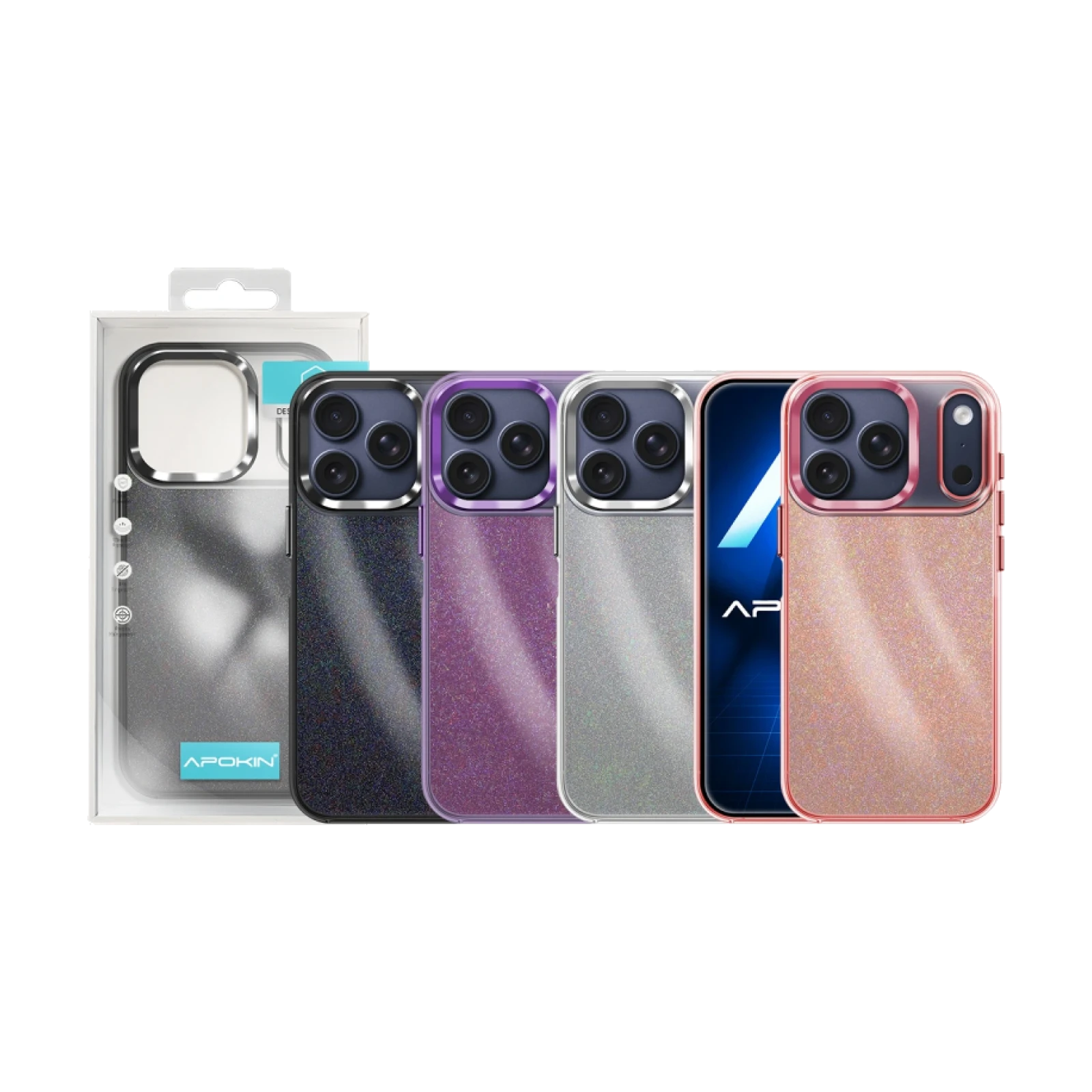 Funda Purpurina Apokin iPhone 17 Pro / 18 Pro