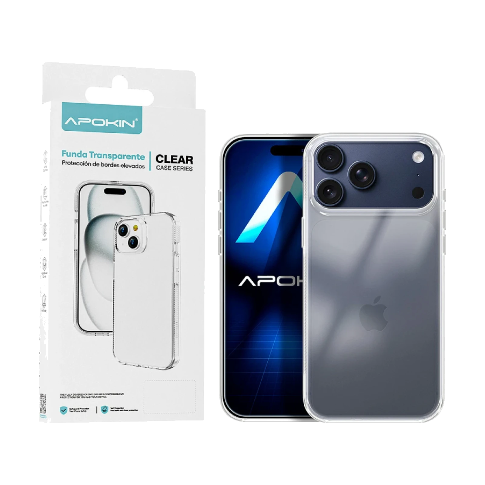Funda Transparente ABR Antigolpe Premium iPhone 17 Pro Max / 18 Pro Max